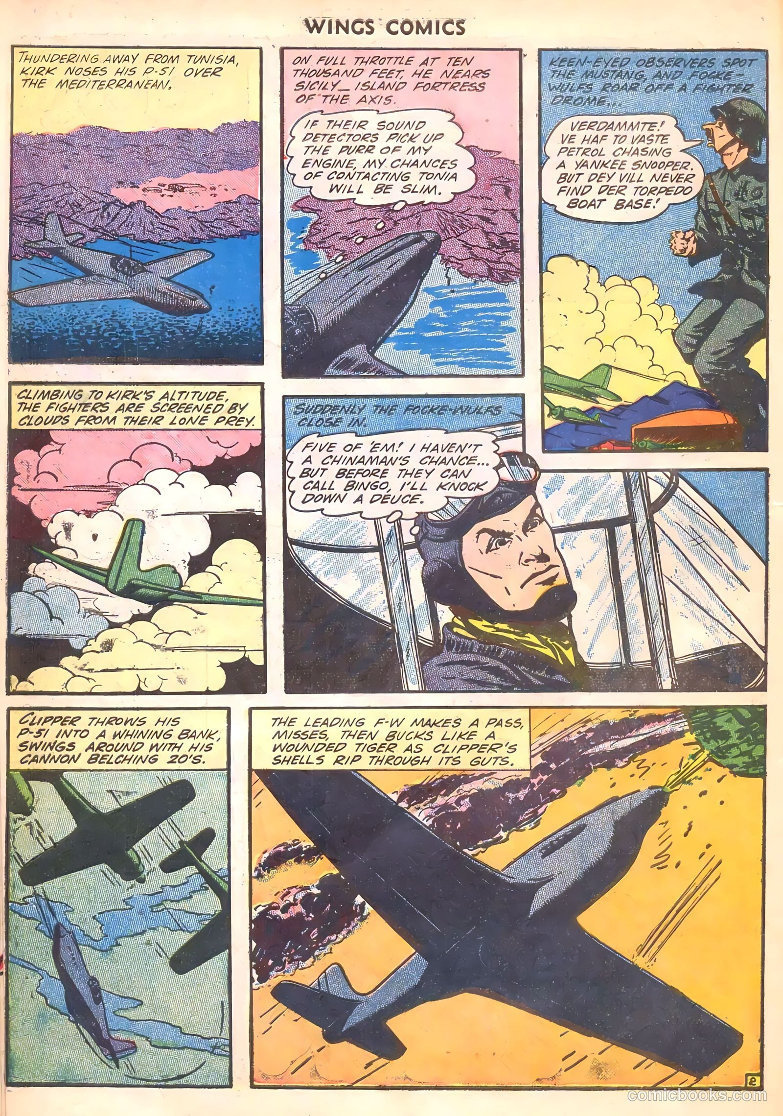 Wings Comics #35 (1943) — page 52 of 60
