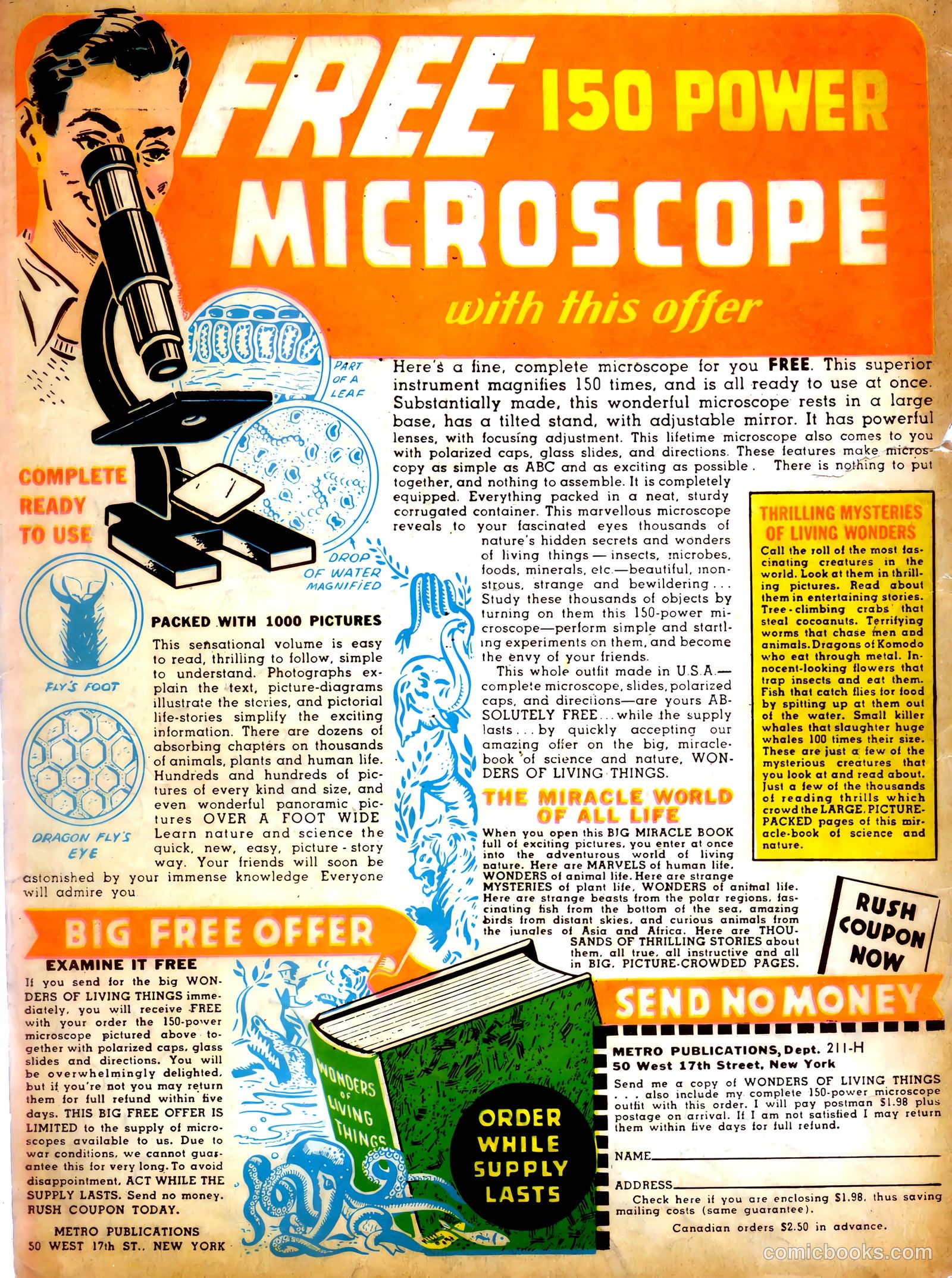 Wings Comics #35 (1943) — page 60 of 60