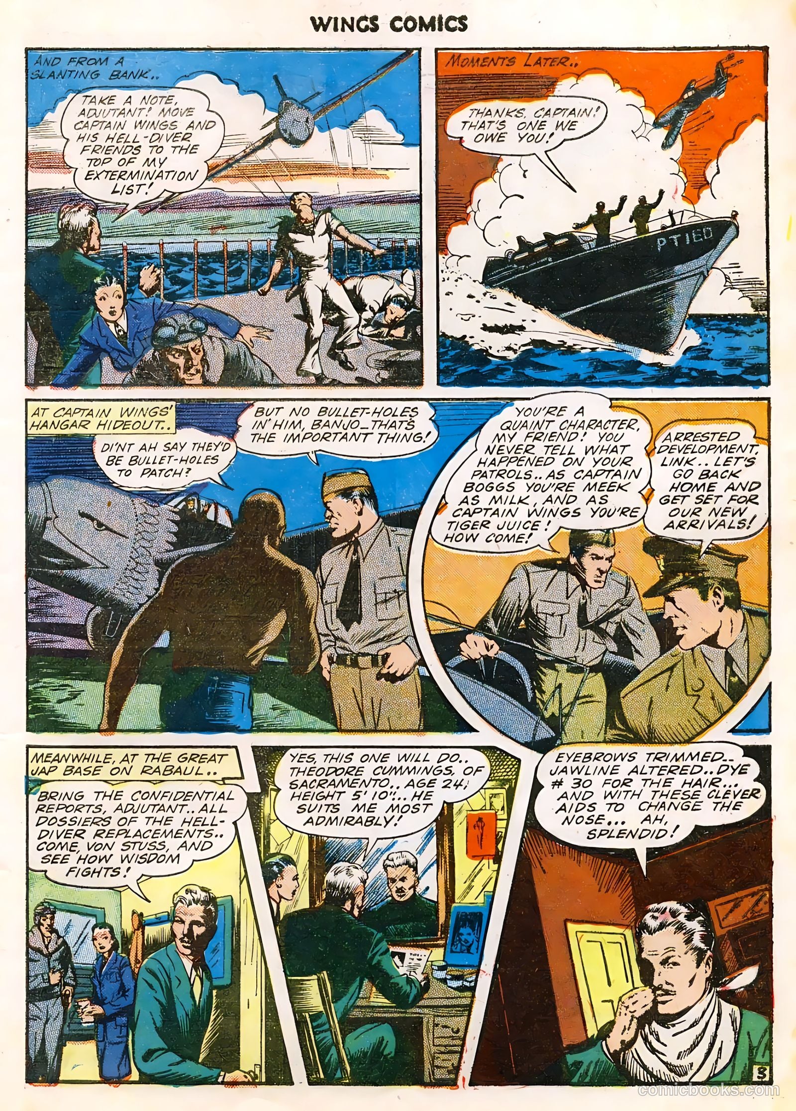 Wings Comics #36 (1943) — page 5 of 61