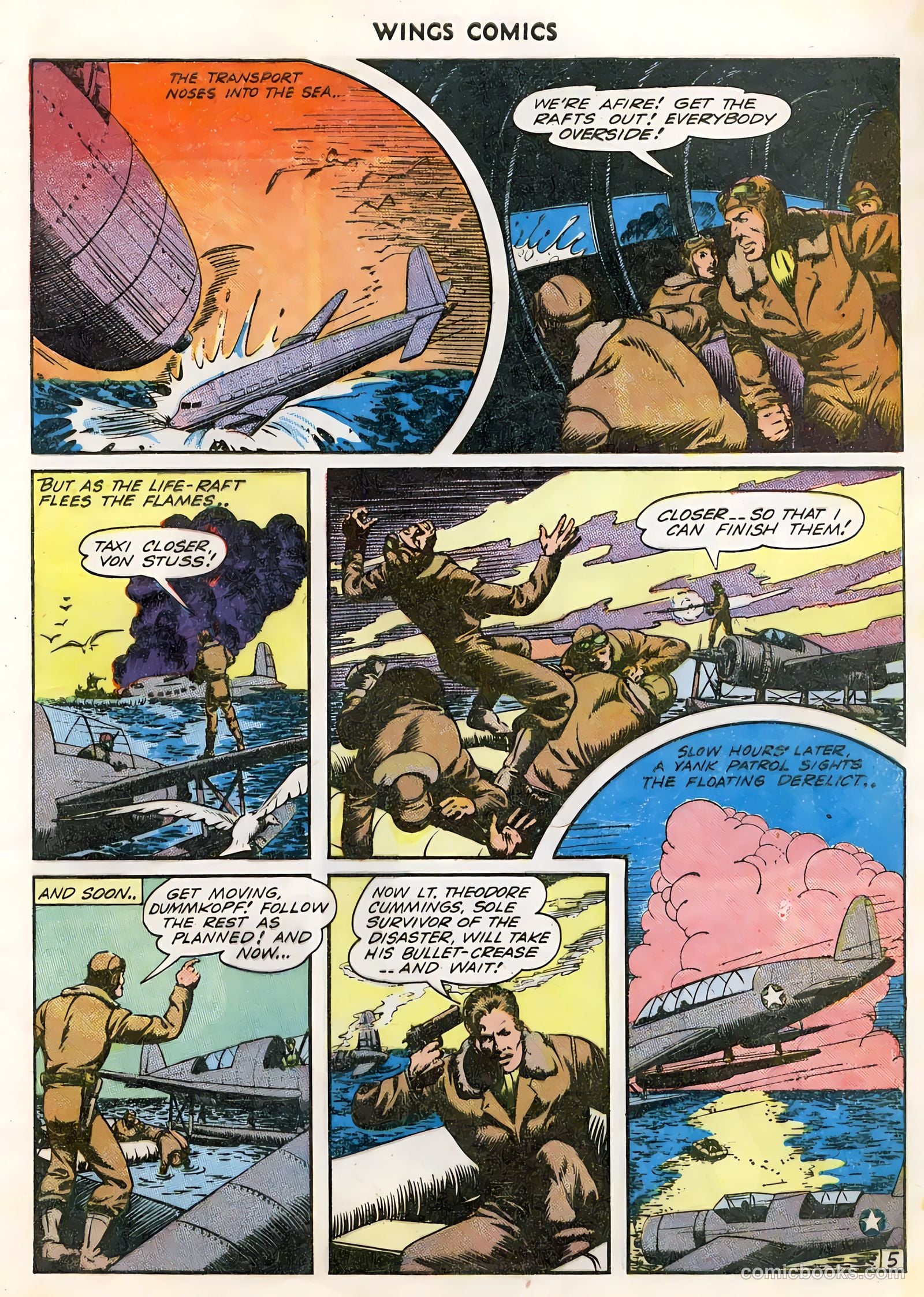Wings Comics #36 (1943) — page 7 of 61