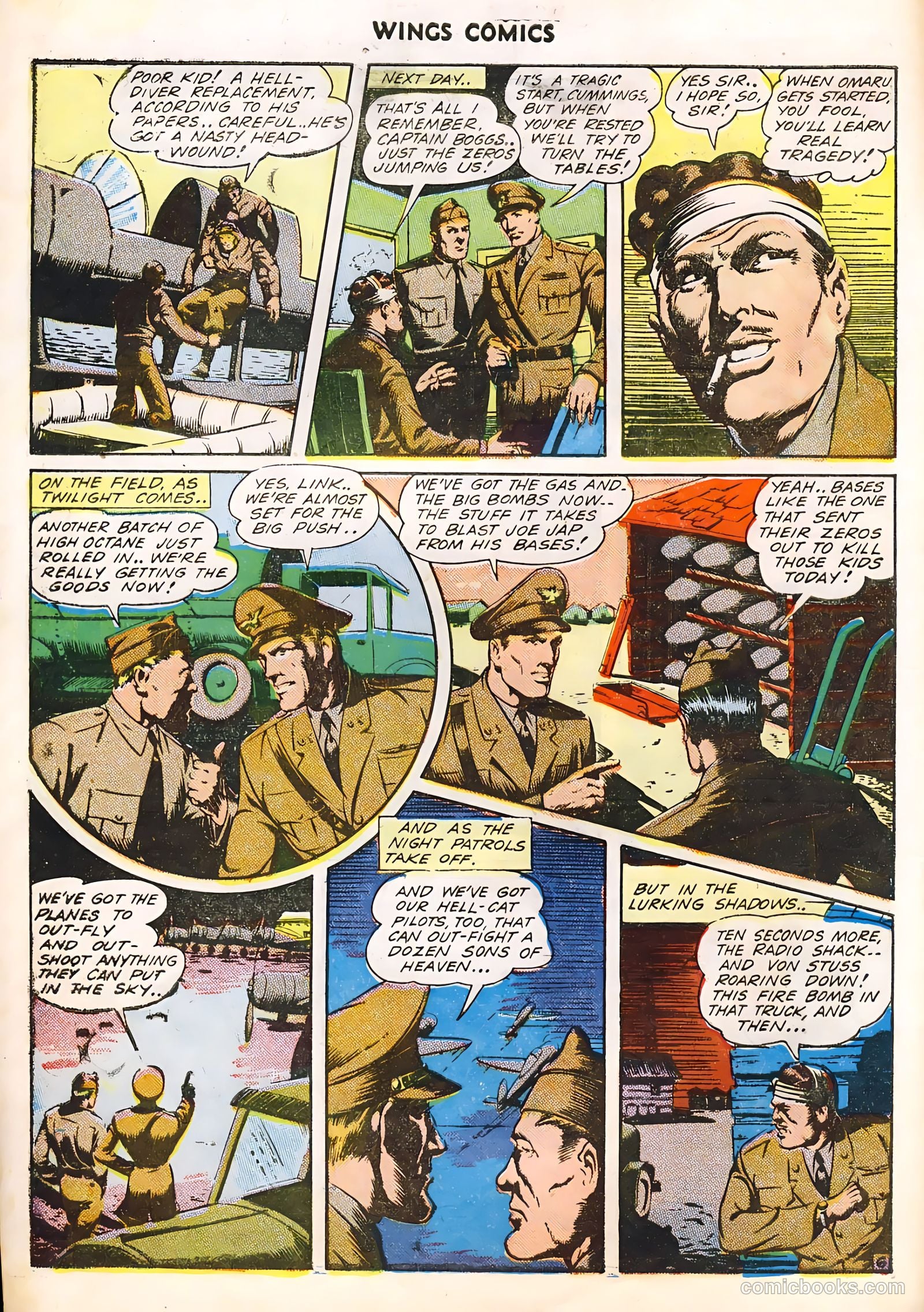 Wings Comics #36 (1943) — page 8 of 61