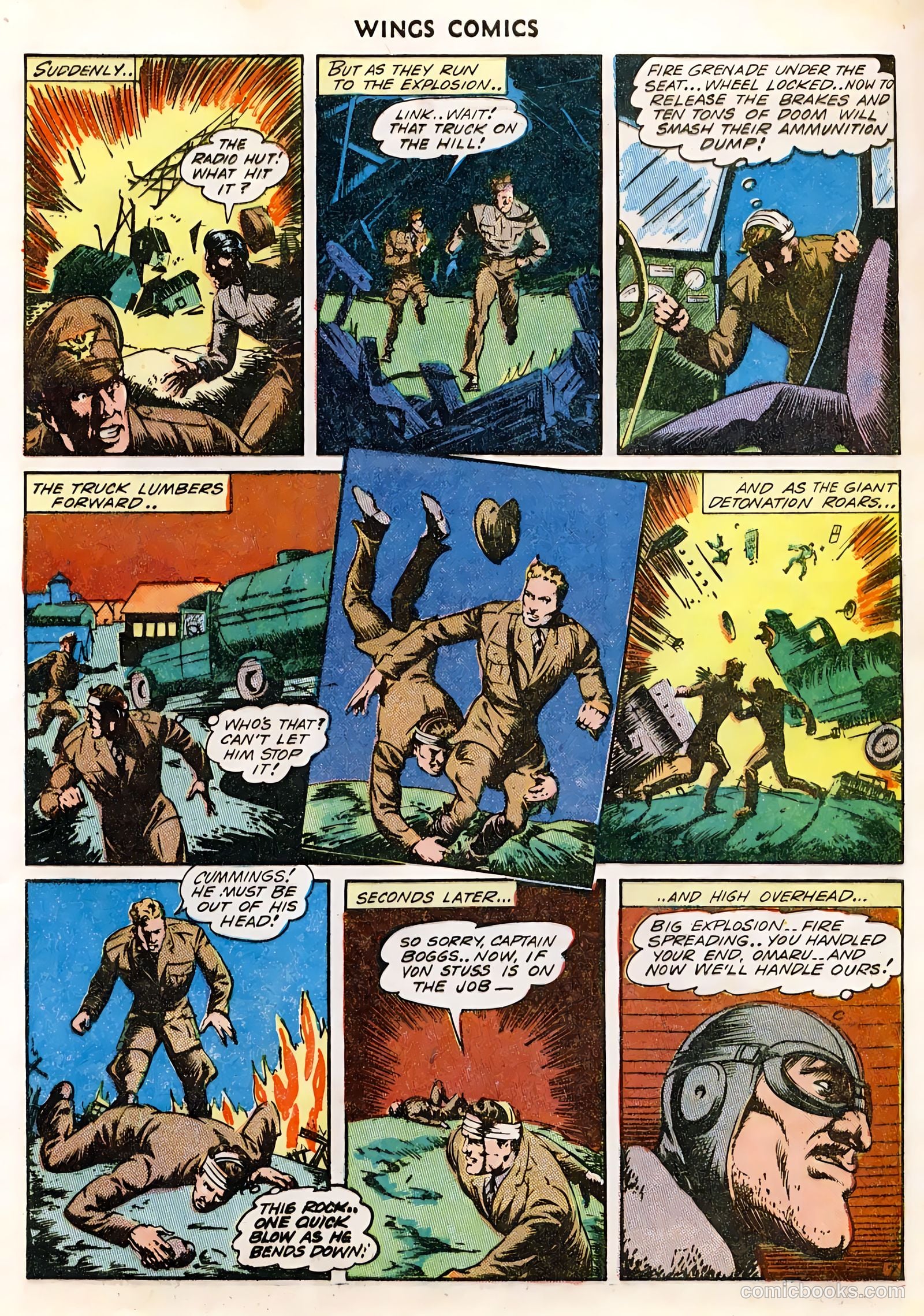 Wings Comics #36 (1943) — page 9 of 61