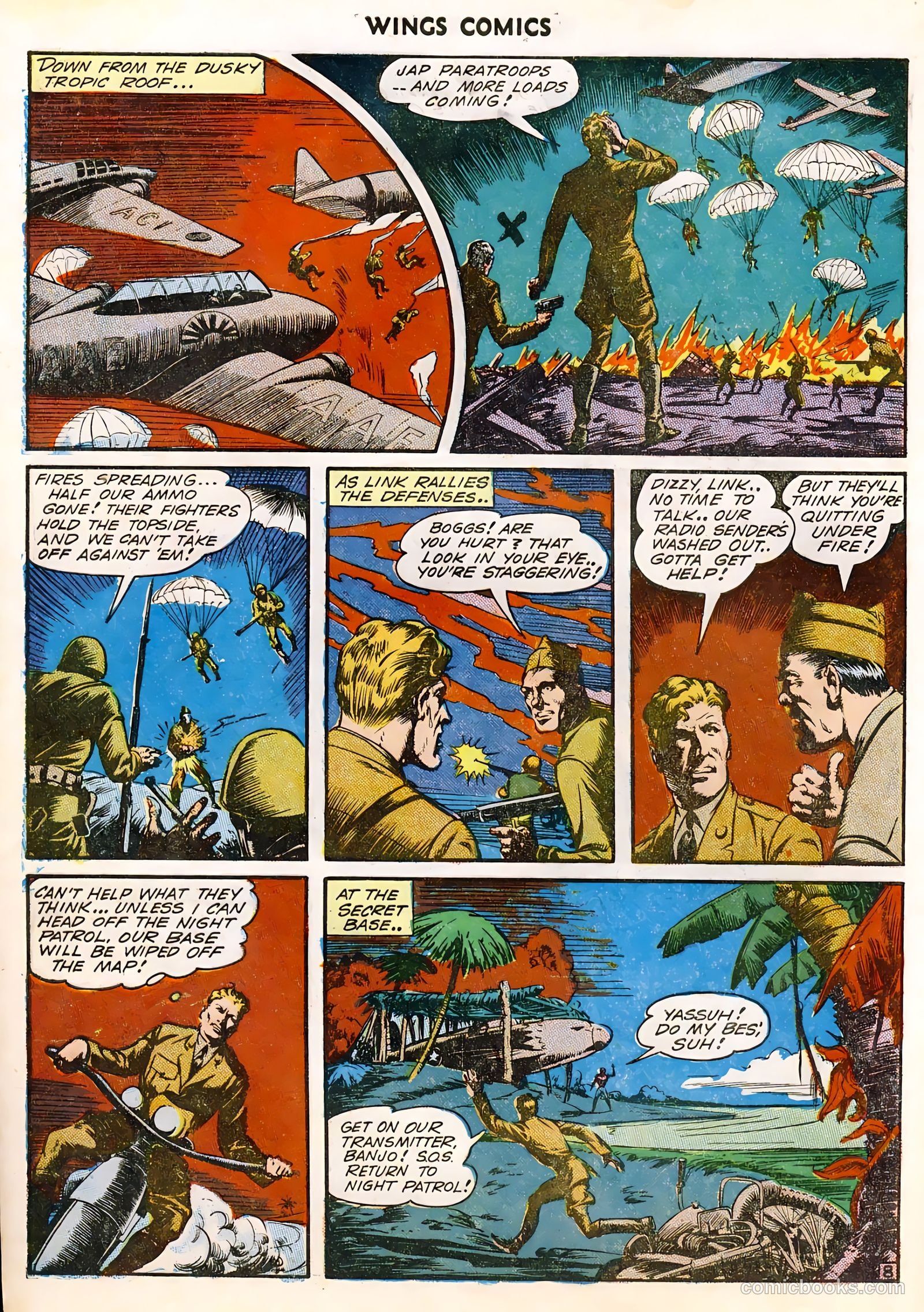 Wings Comics #36 (1943) — page 10 of 61