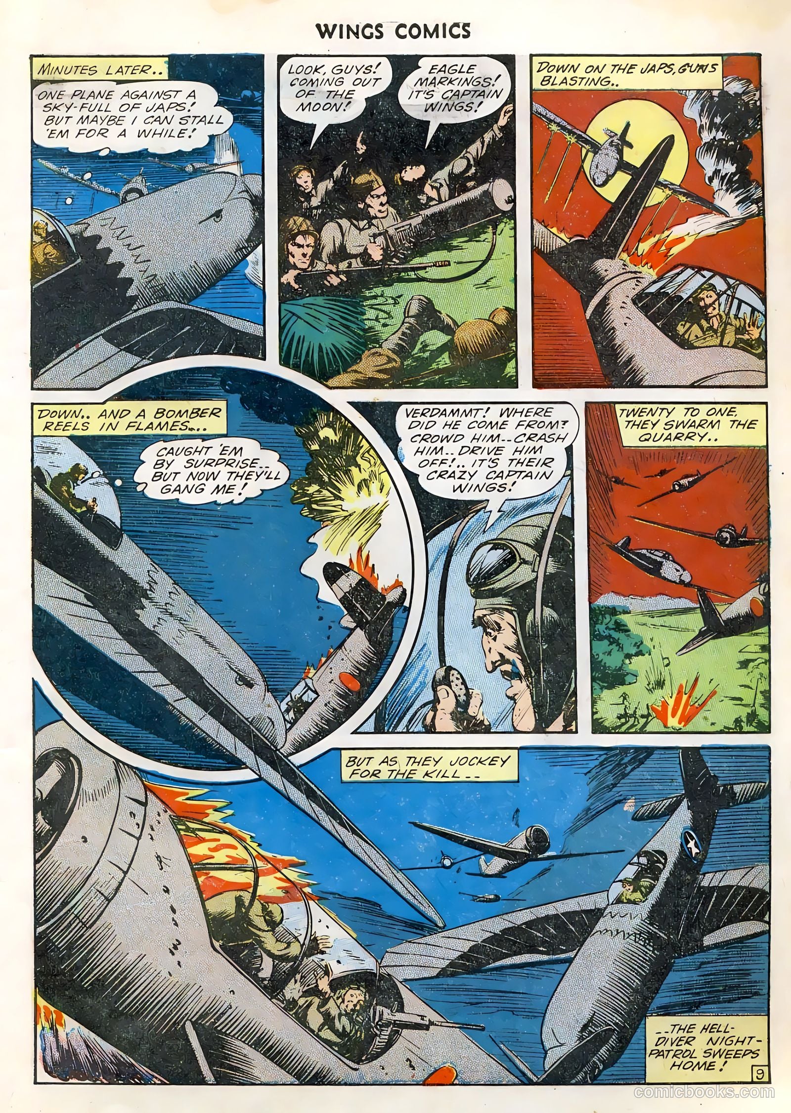 Wings Comics #36 (1943) — page 11 of 61
