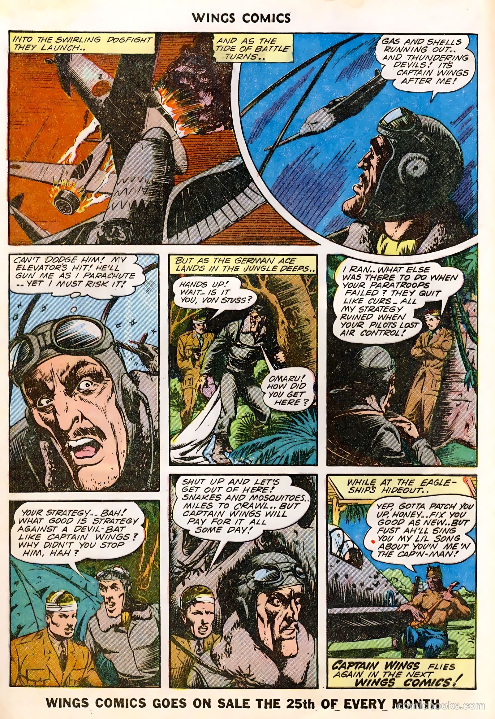 Wings Comics #36 (1943) — page 12 of 61