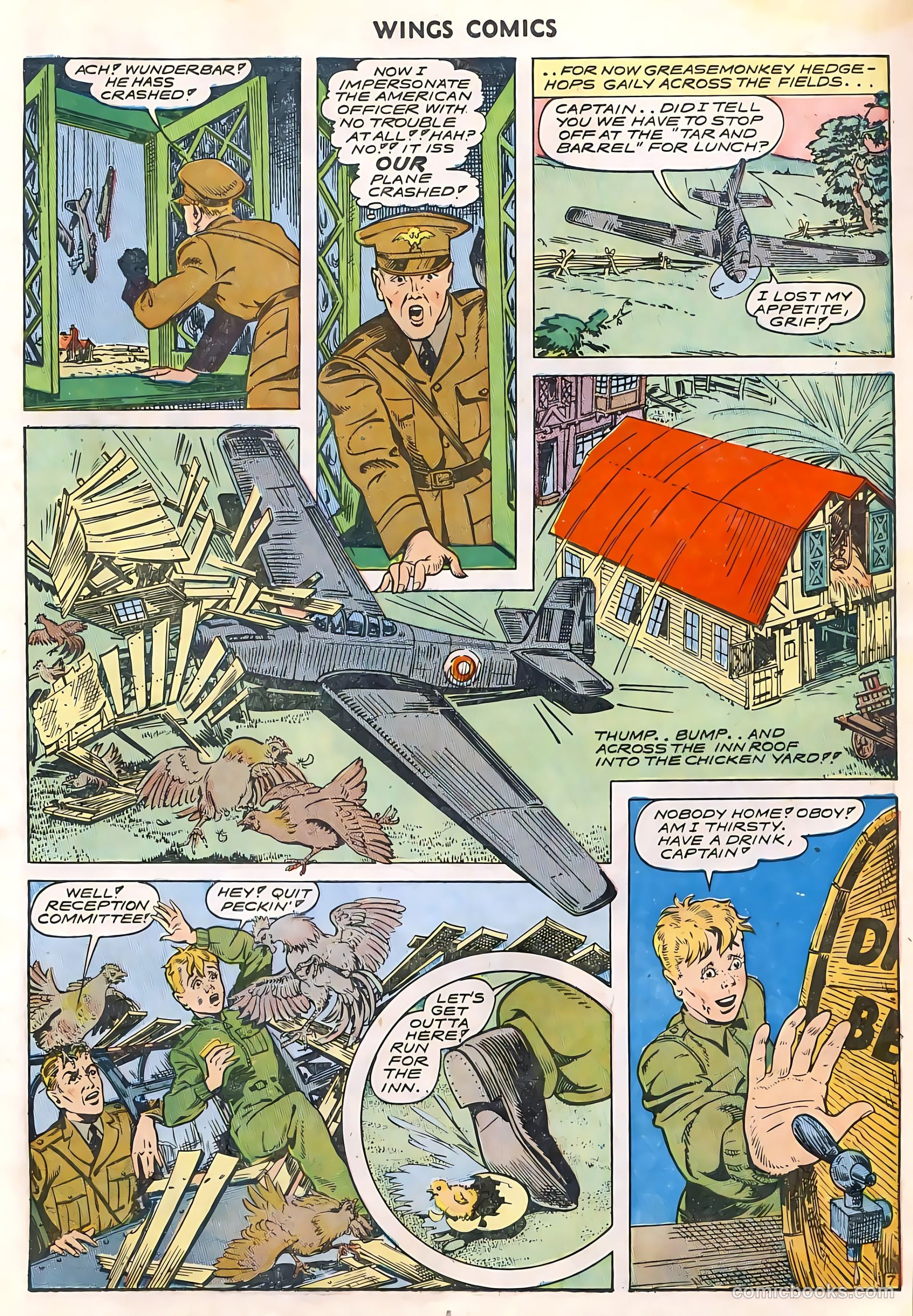 Wings Comics #36 (1943) — page 19 of 61