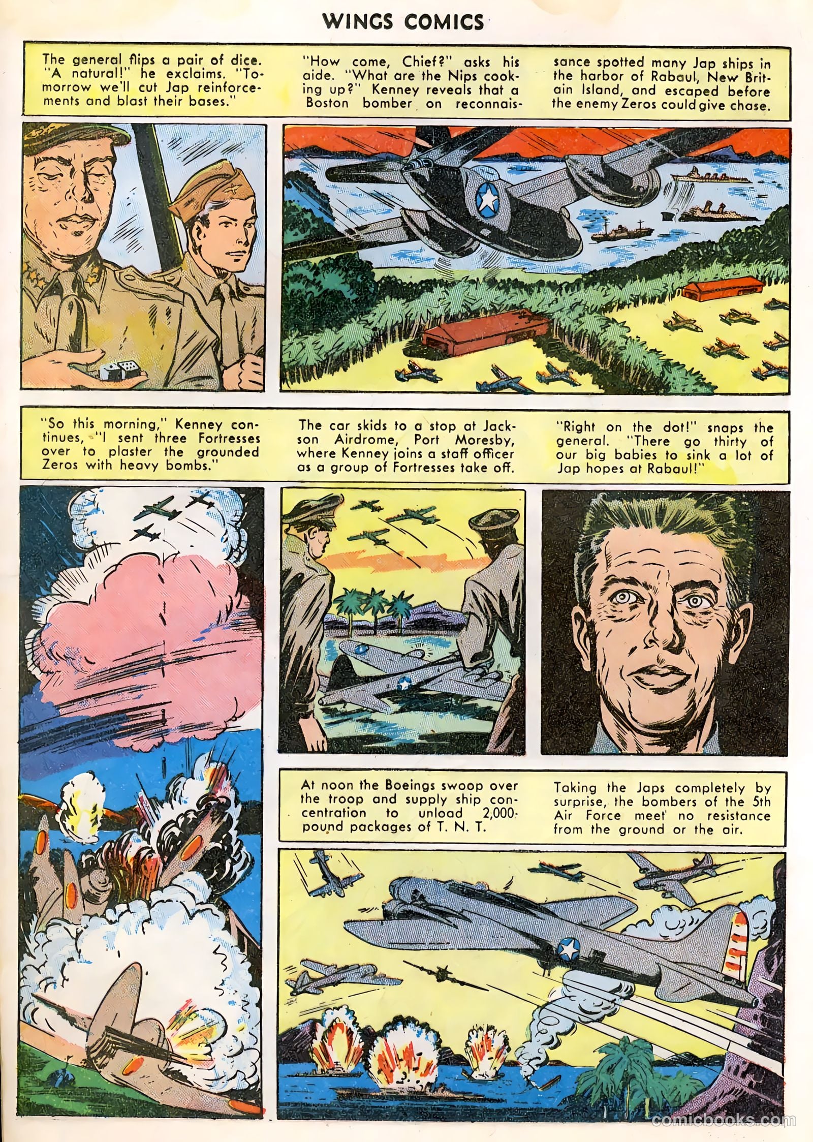 Wings Comics #36 (1943) — page 22 of 61