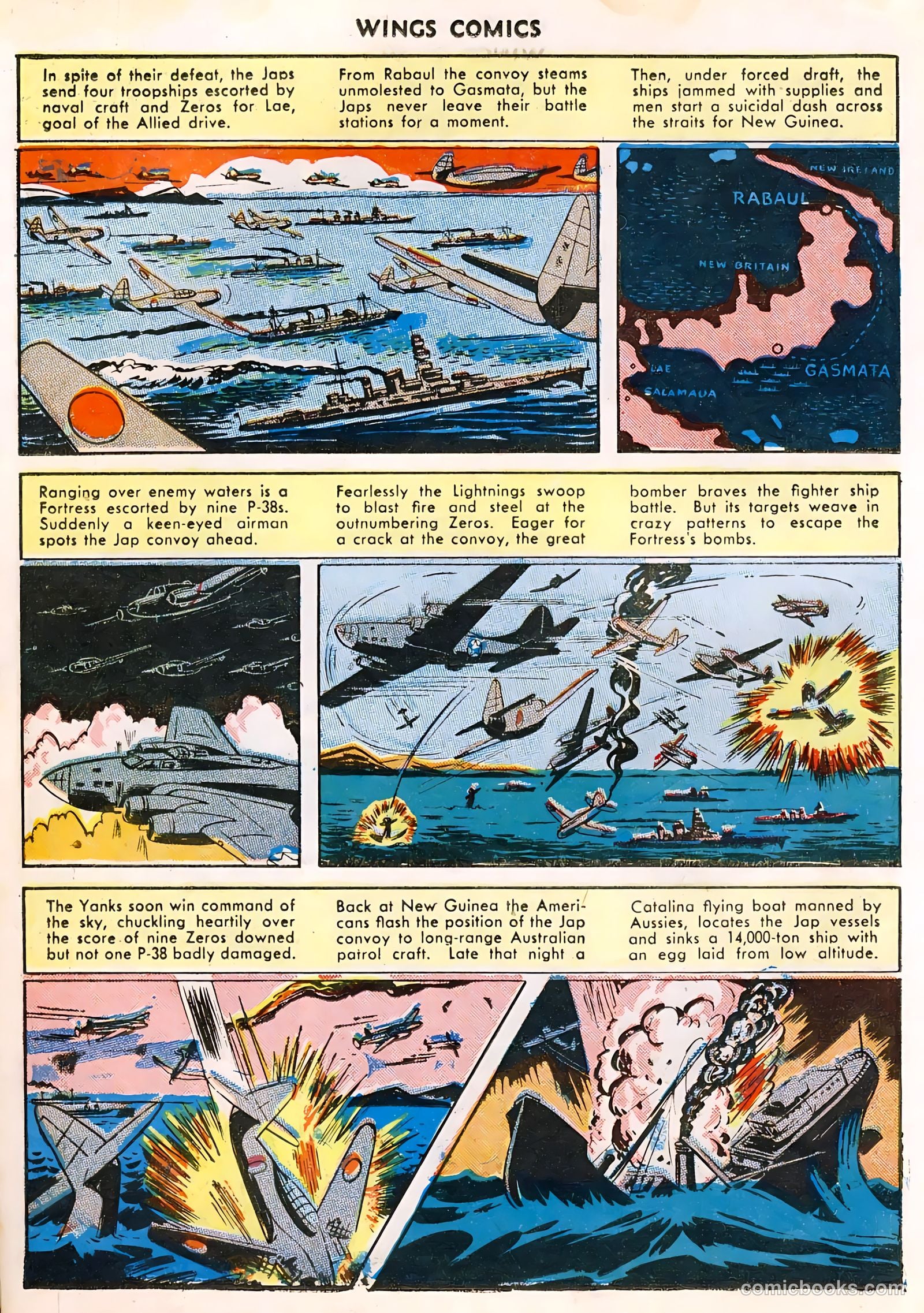 Wings Comics #36 (1943) — page 24 of 61
