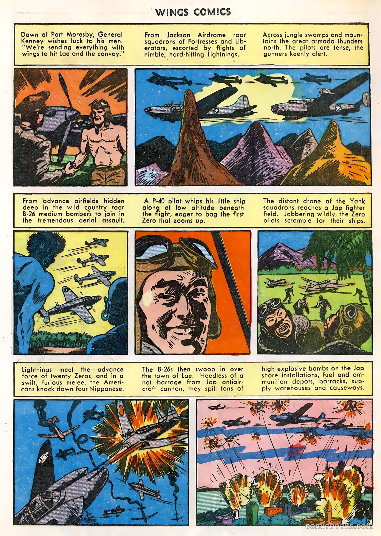 Wings Comics #36 (1943) — page 25 of 61
