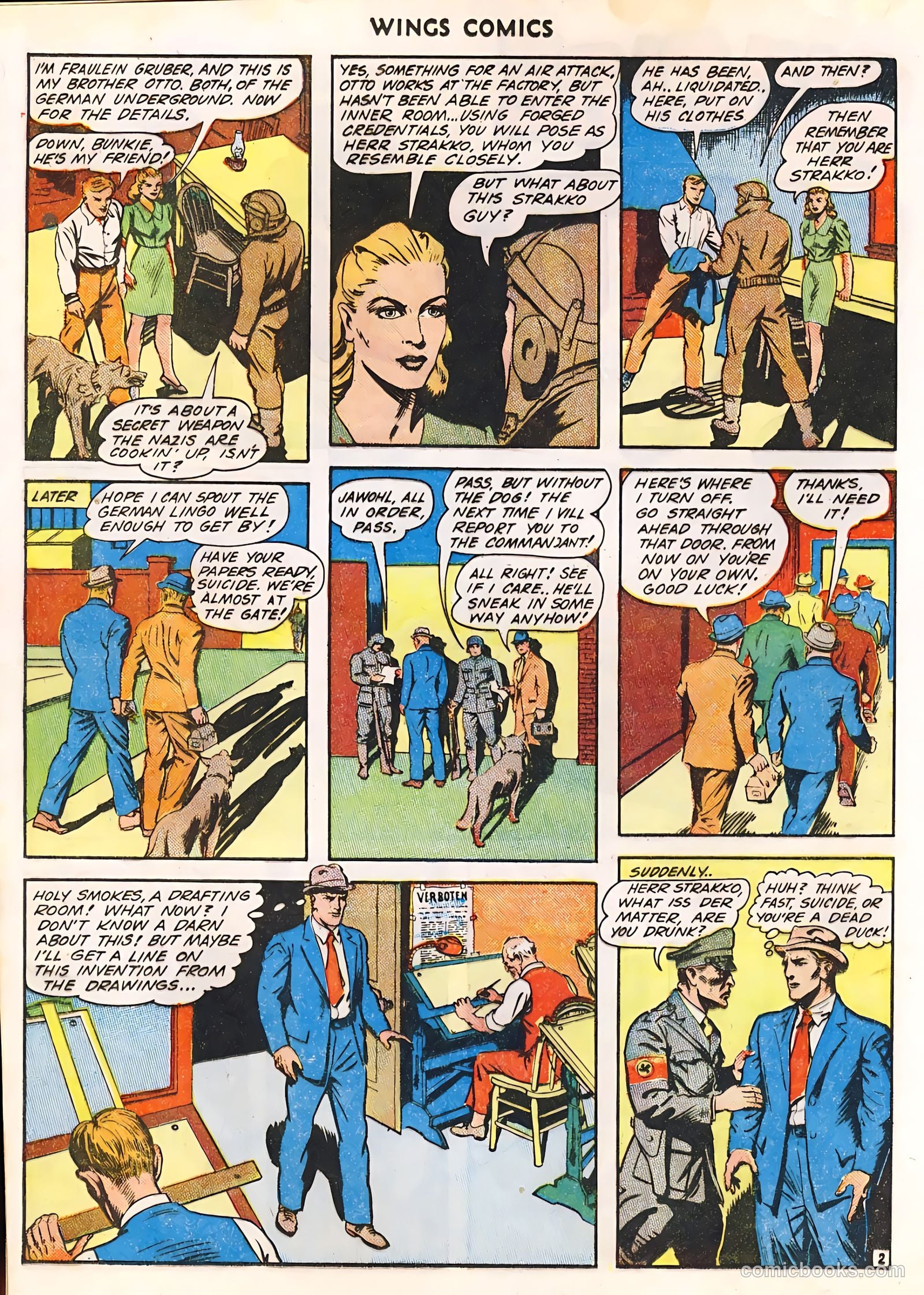 Wings Comics #36 (1943) — page 30 of 61