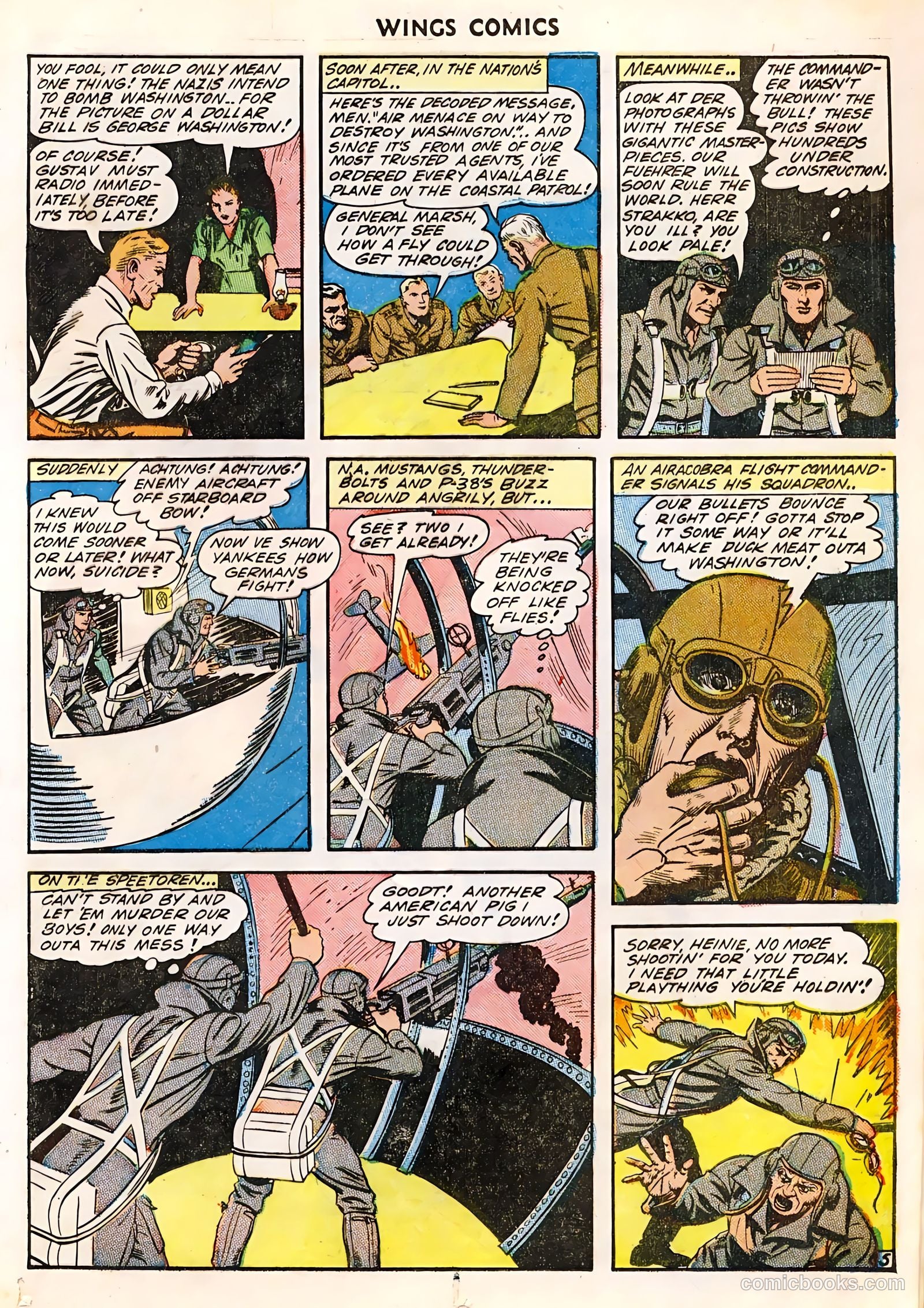 Wings Comics #36 (1943) — page 33 of 61