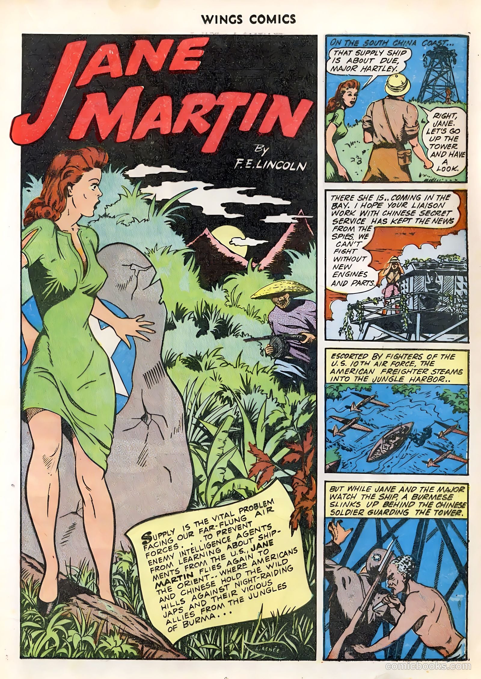 Wings Comics #36 (1943) — page 38 of 61