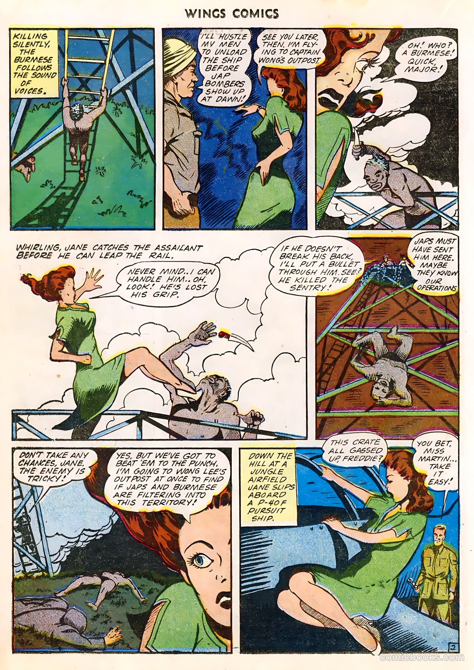 Wings Comics #36 (1943) — page 39 of 61