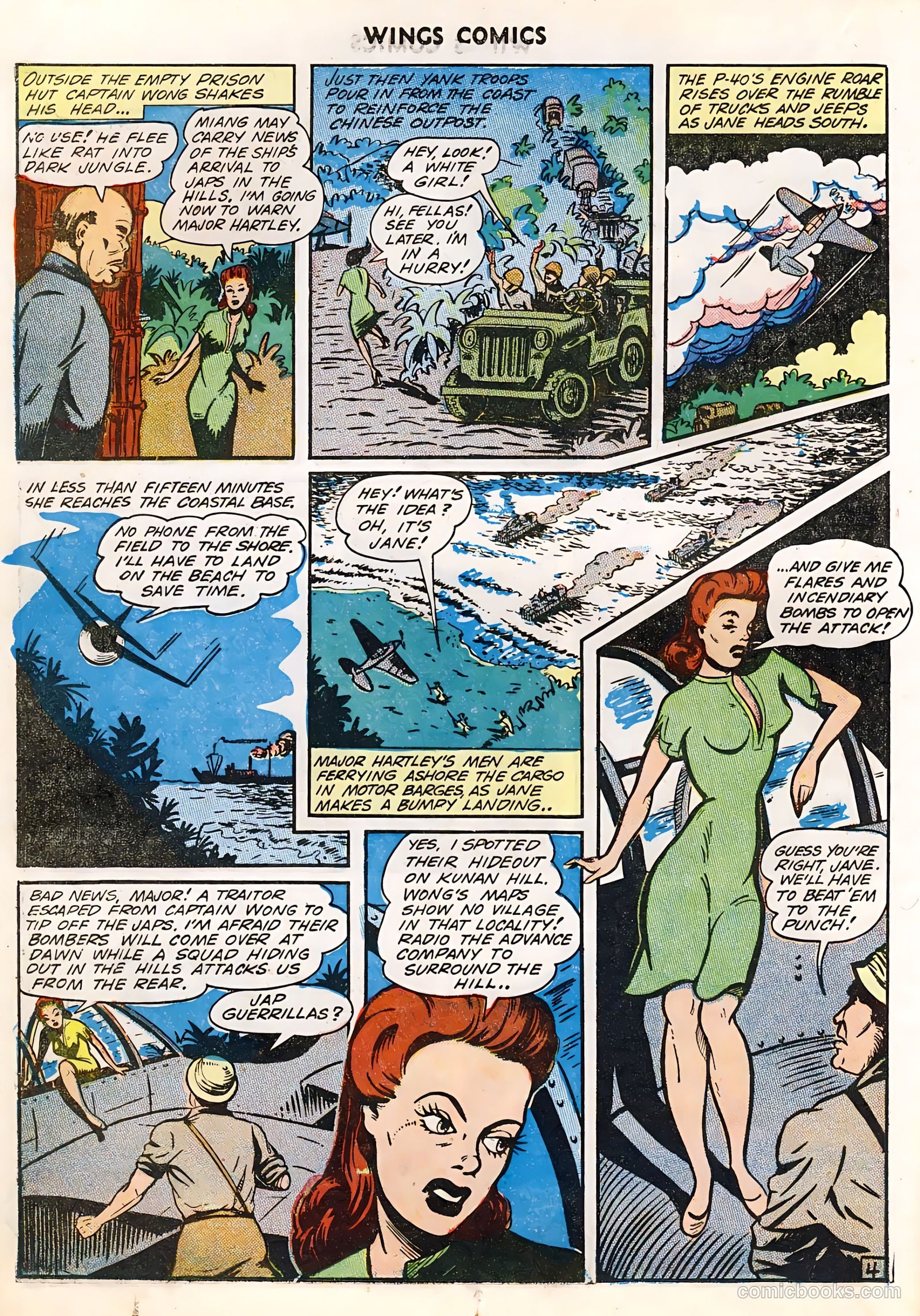 Wings Comics #36 (1943) — page 41 of 61