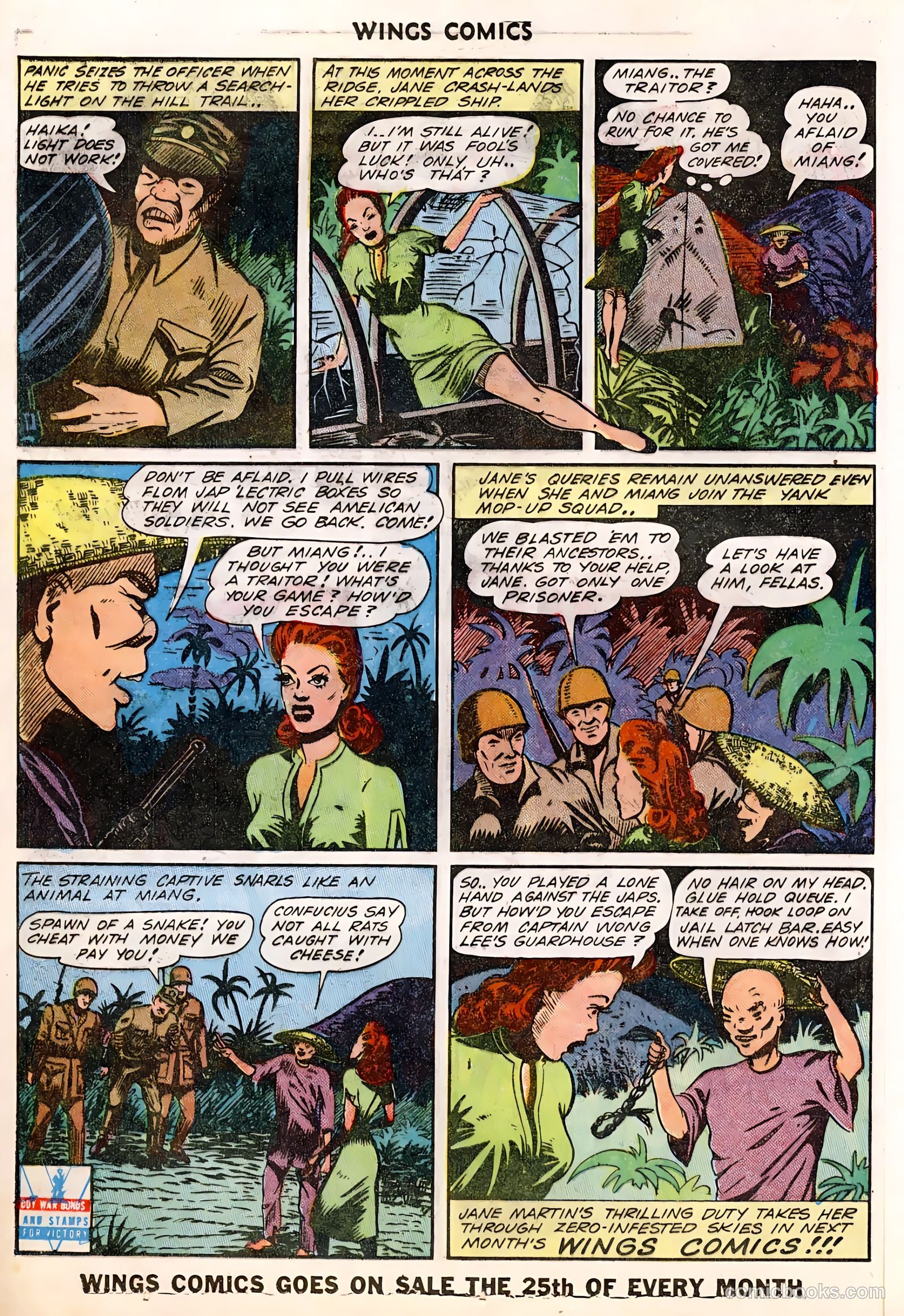 Wings Comics #36 (1943) — page 43 of 61