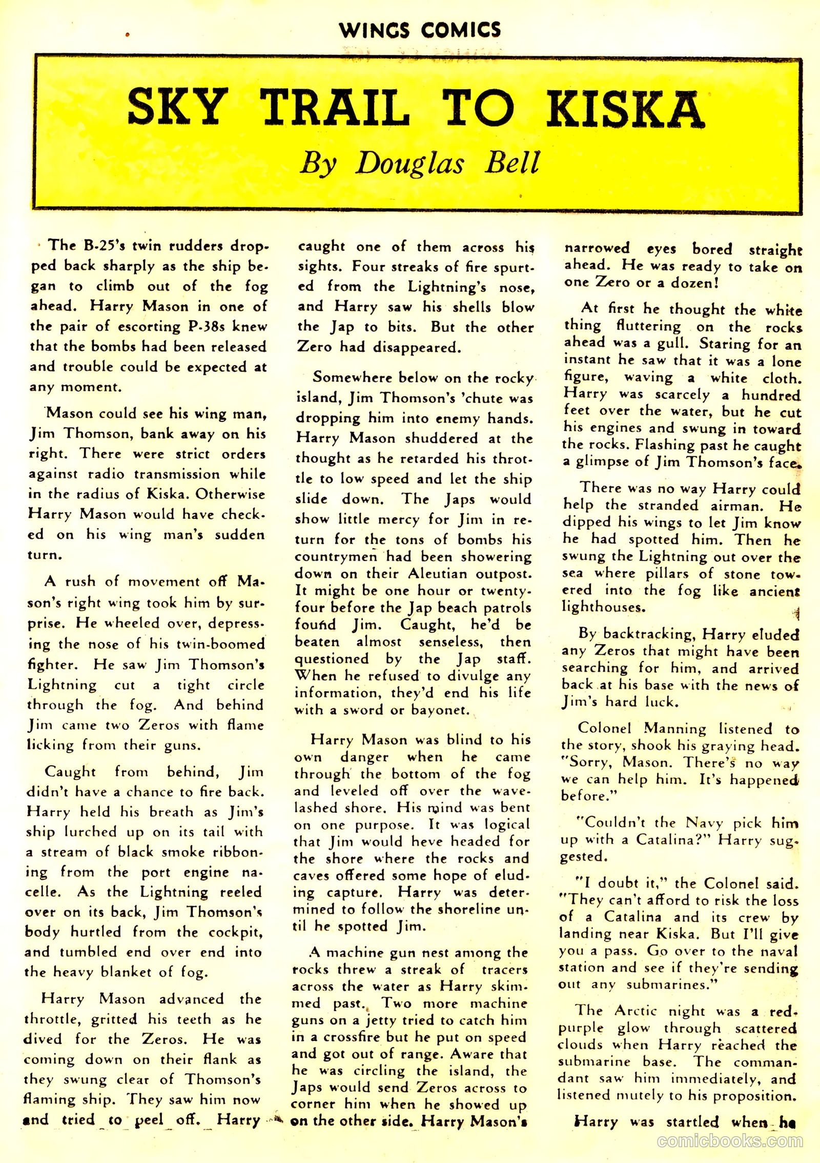 Wings Comics #36 (1943) — page 44 of 61