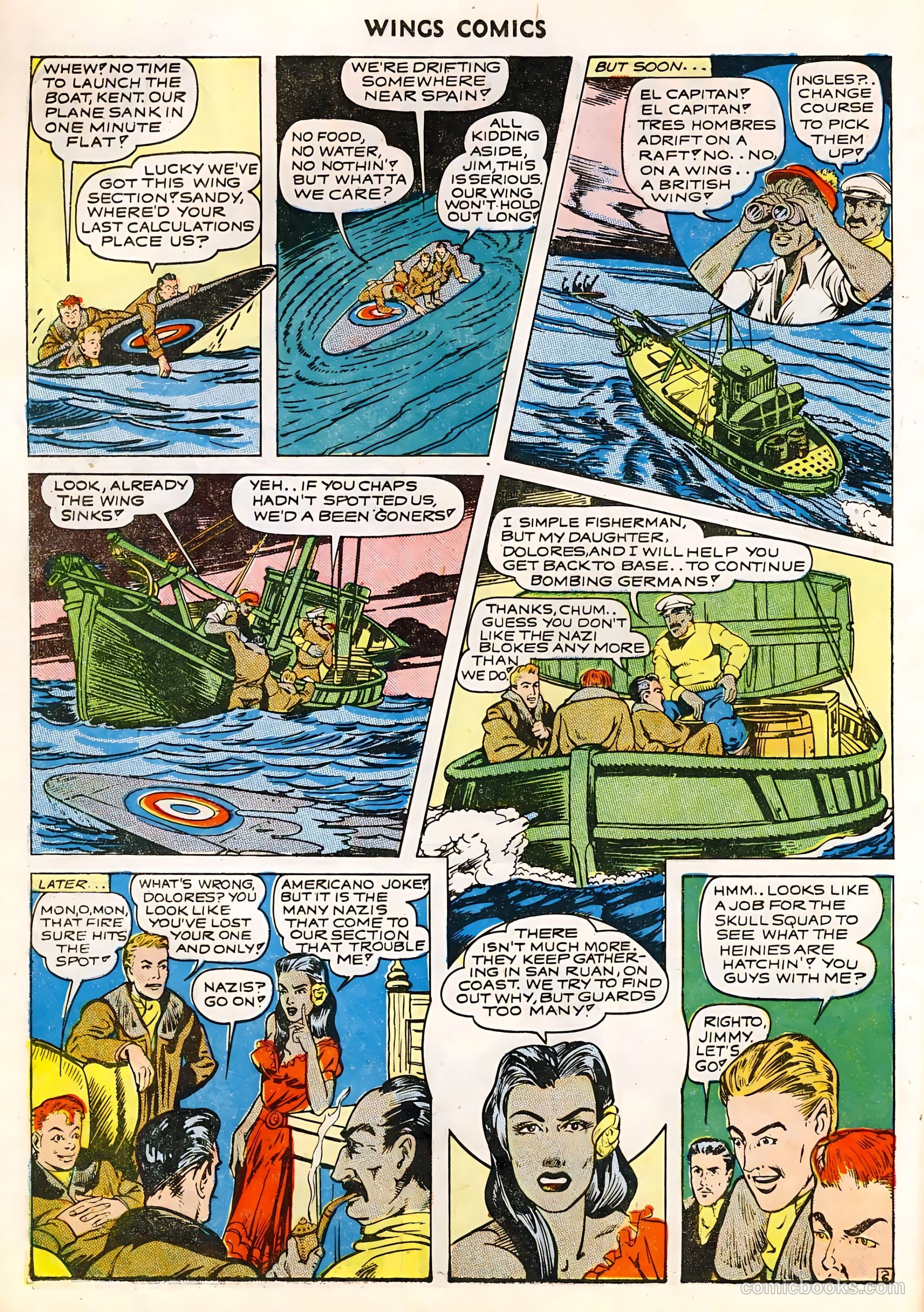 Wings Comics #36 (1943) — page 47 of 61