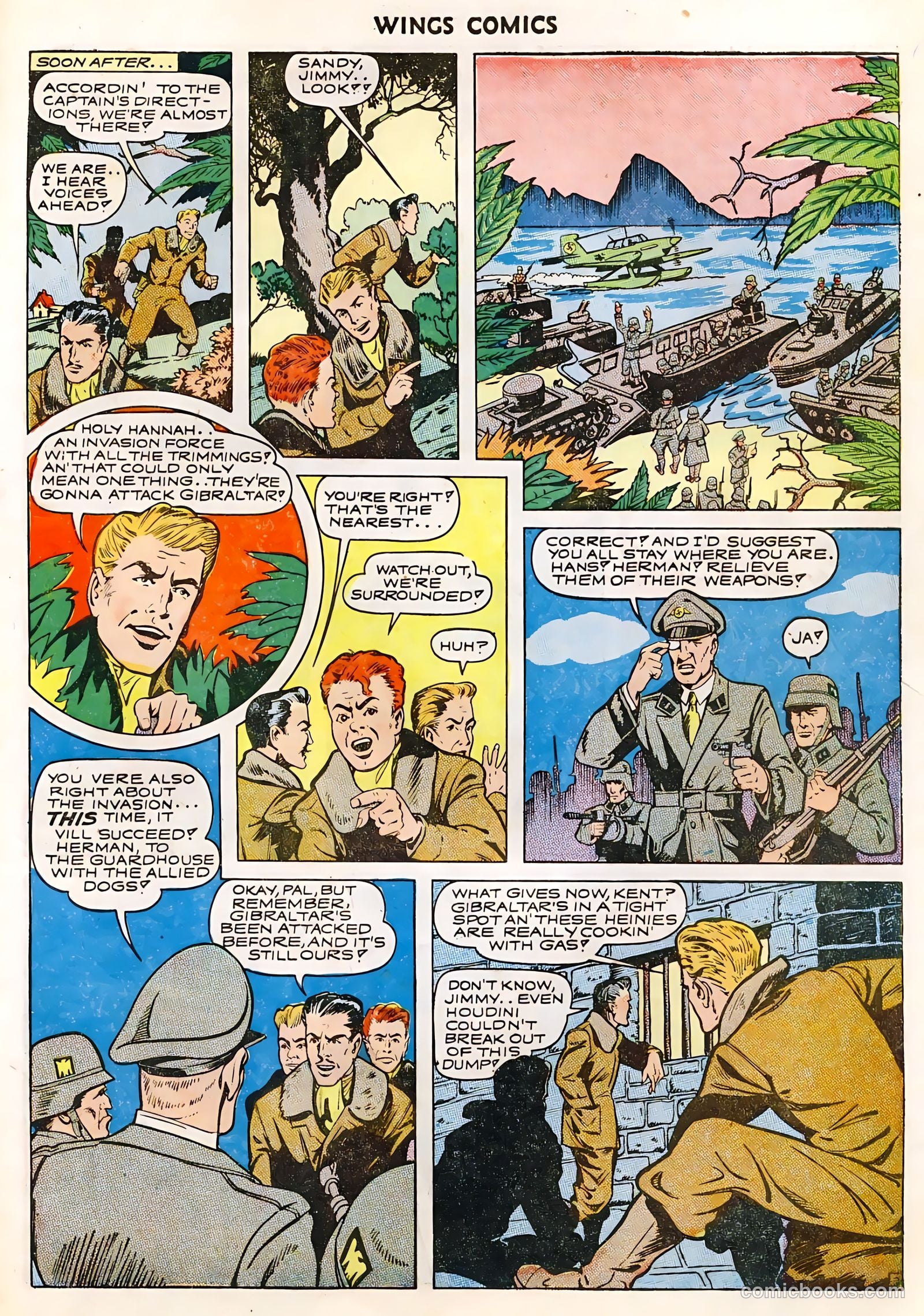 Wings Comics #36 (1943) — page 48 of 61