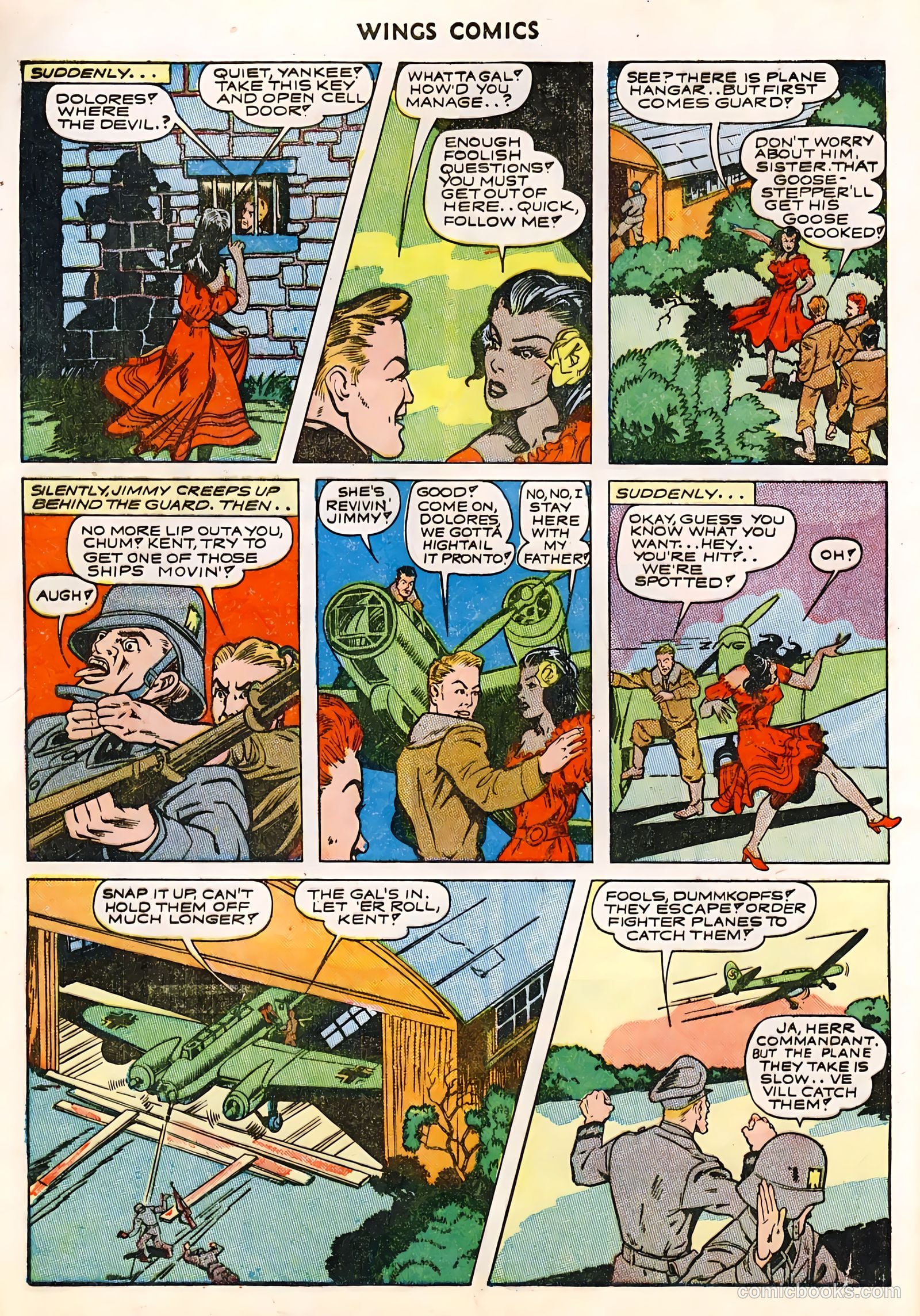 Wings Comics #36 (1943) — page 49 of 61