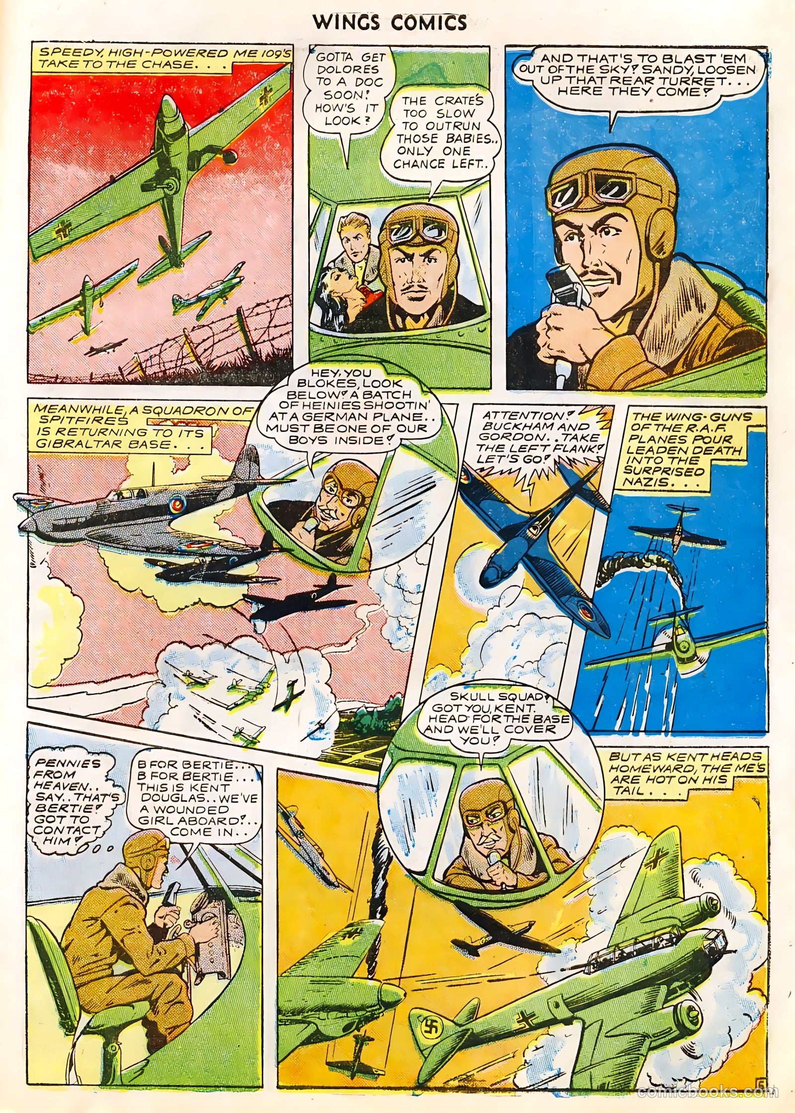 Wings Comics #36 (1943) — page 50 of 61