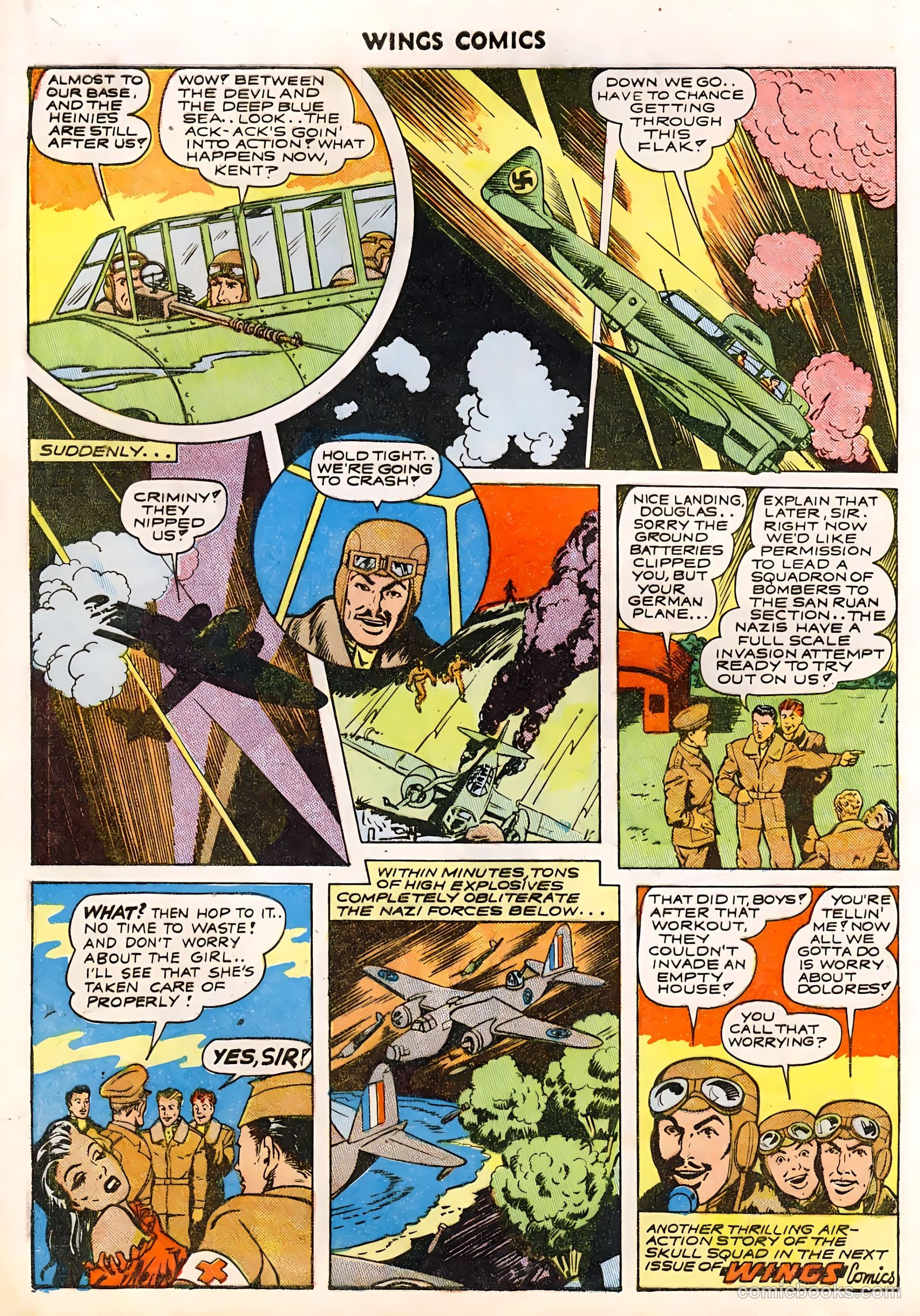 Wings Comics #36 (1943) — page 51 of 61