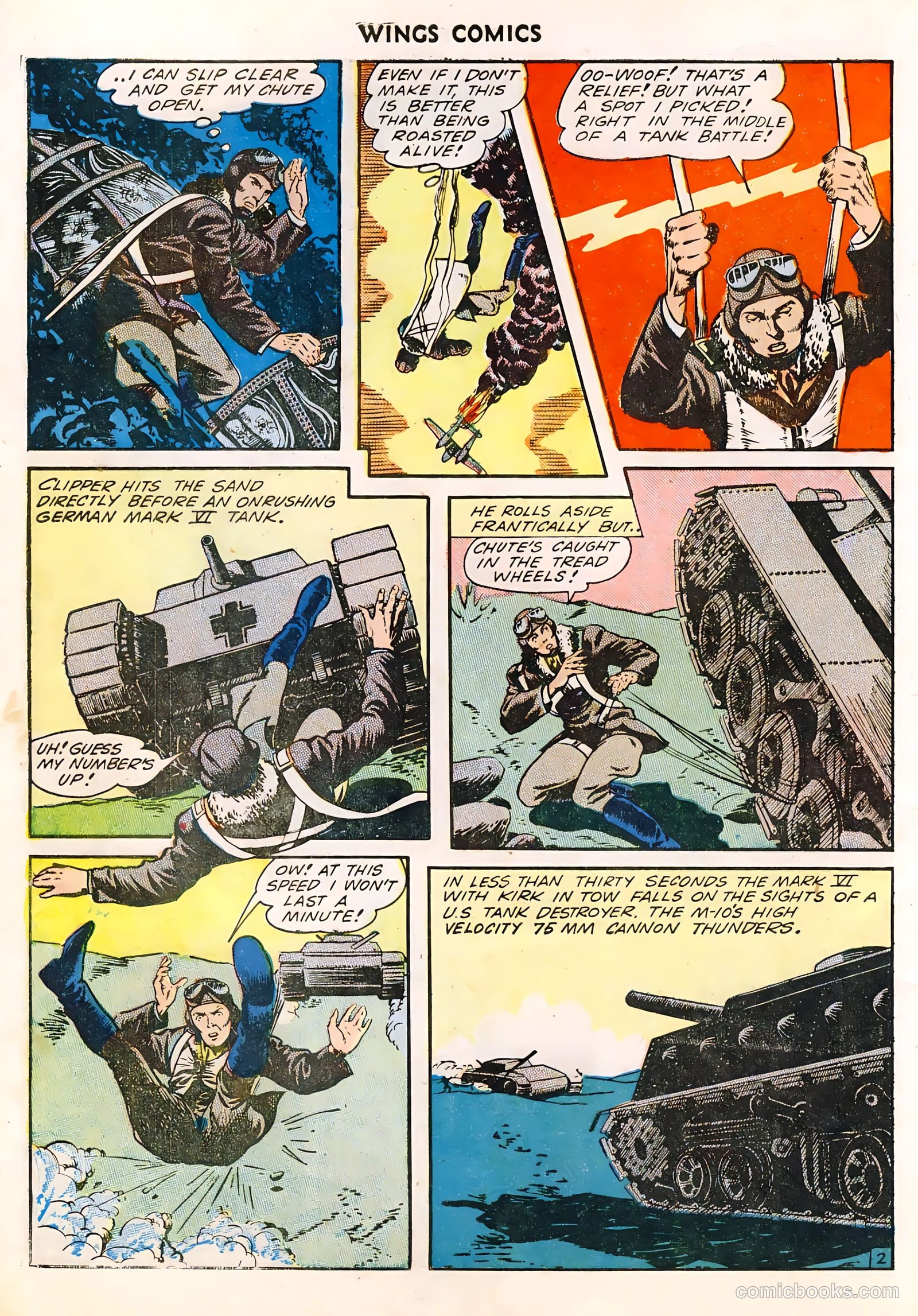 Wings Comics #36 (1943) — page 53 of 61