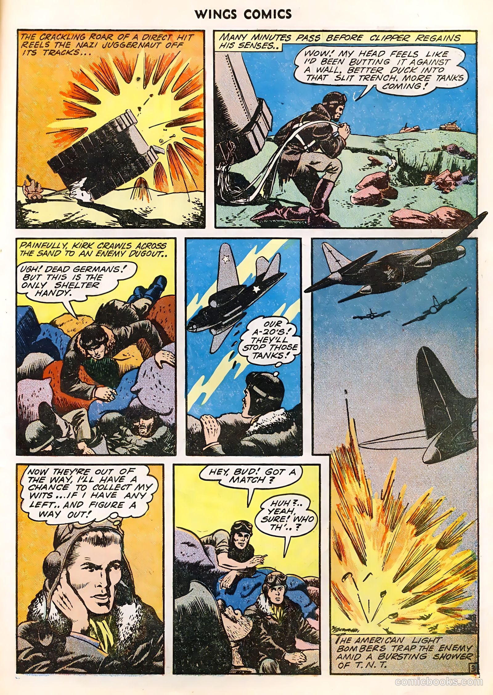 Wings Comics #36 (1943) — page 54 of 61