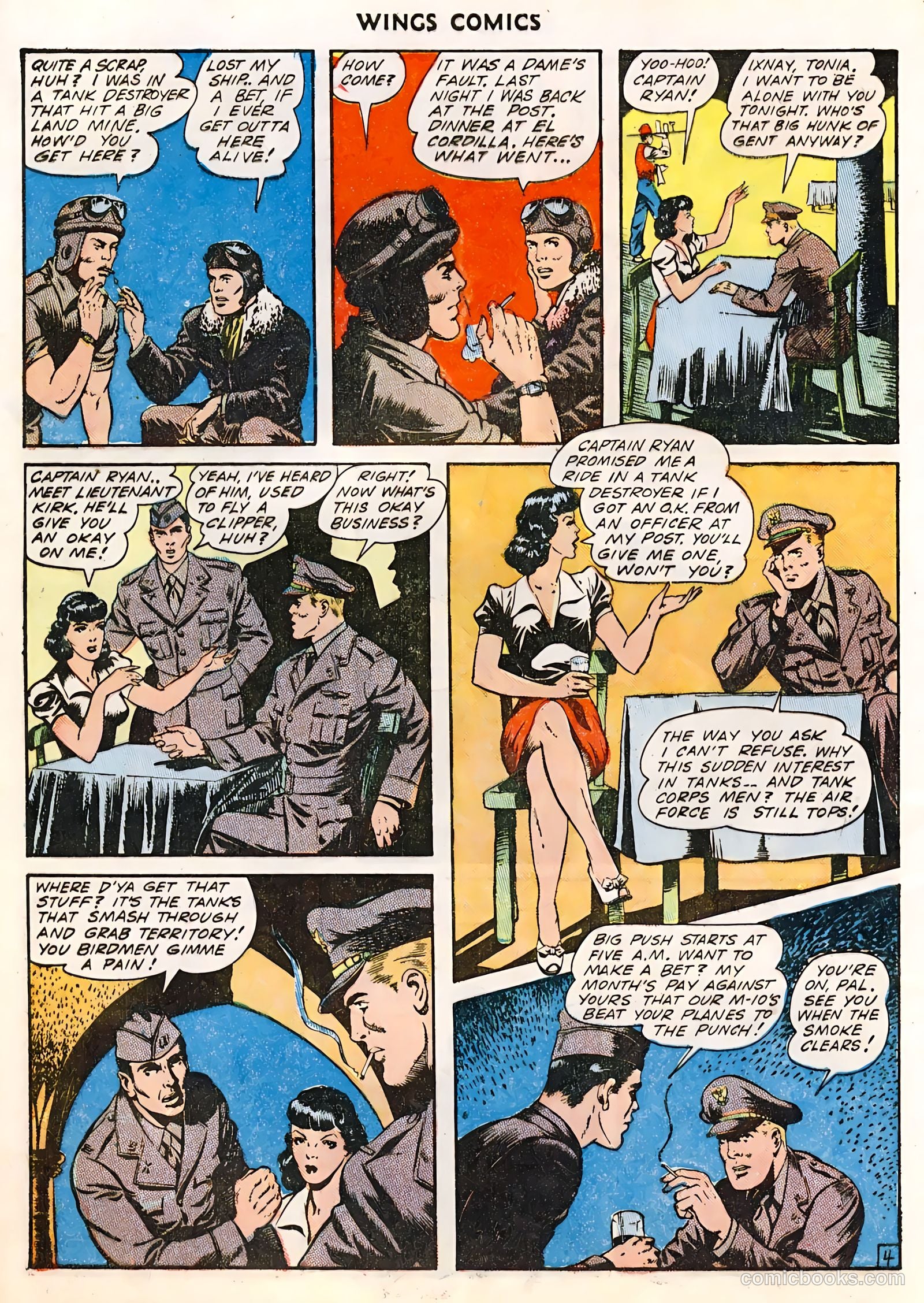 Wings Comics #36 (1943) — page 55 of 61