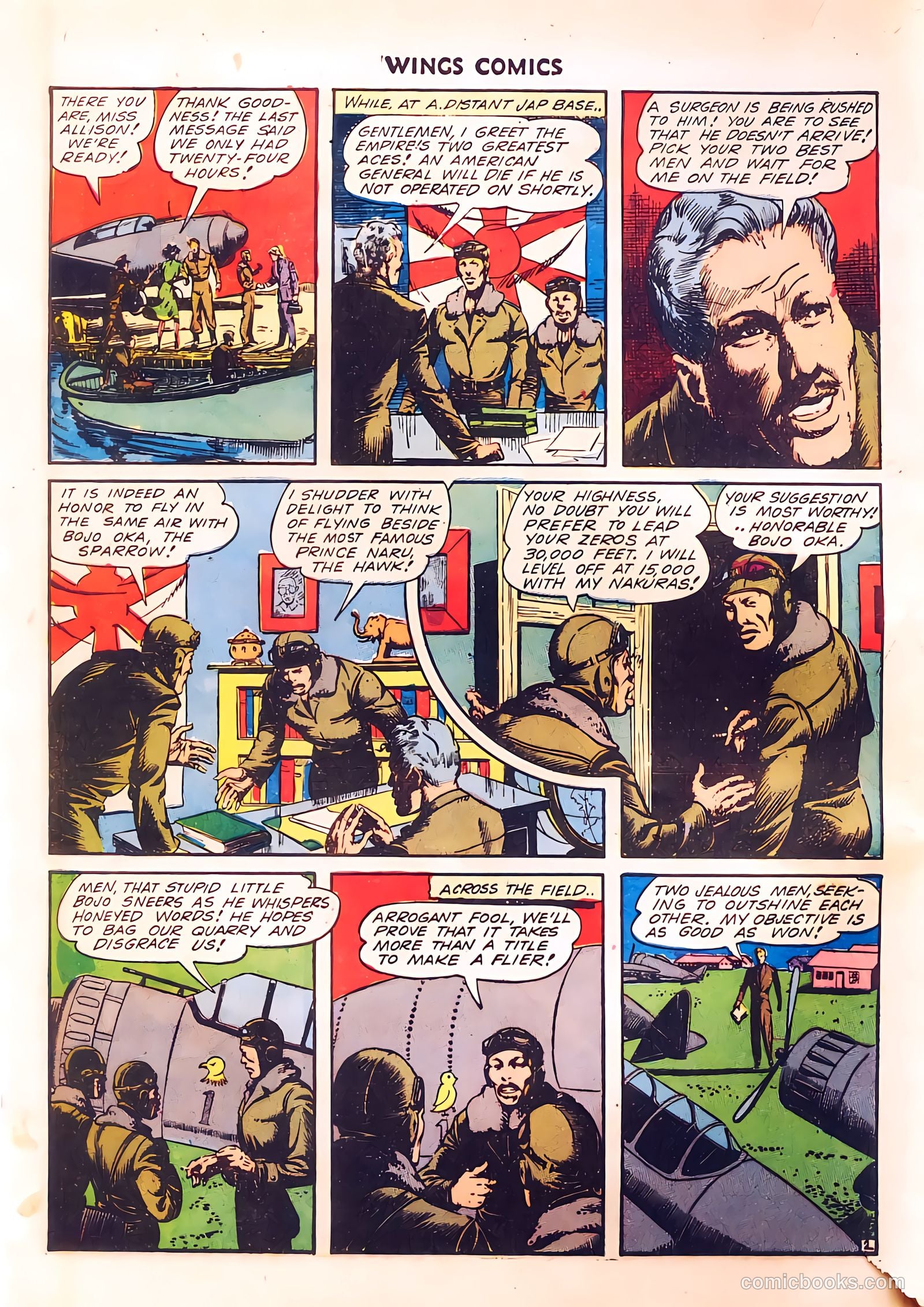 Wings Comics #37 (1943) — page 4 of 60