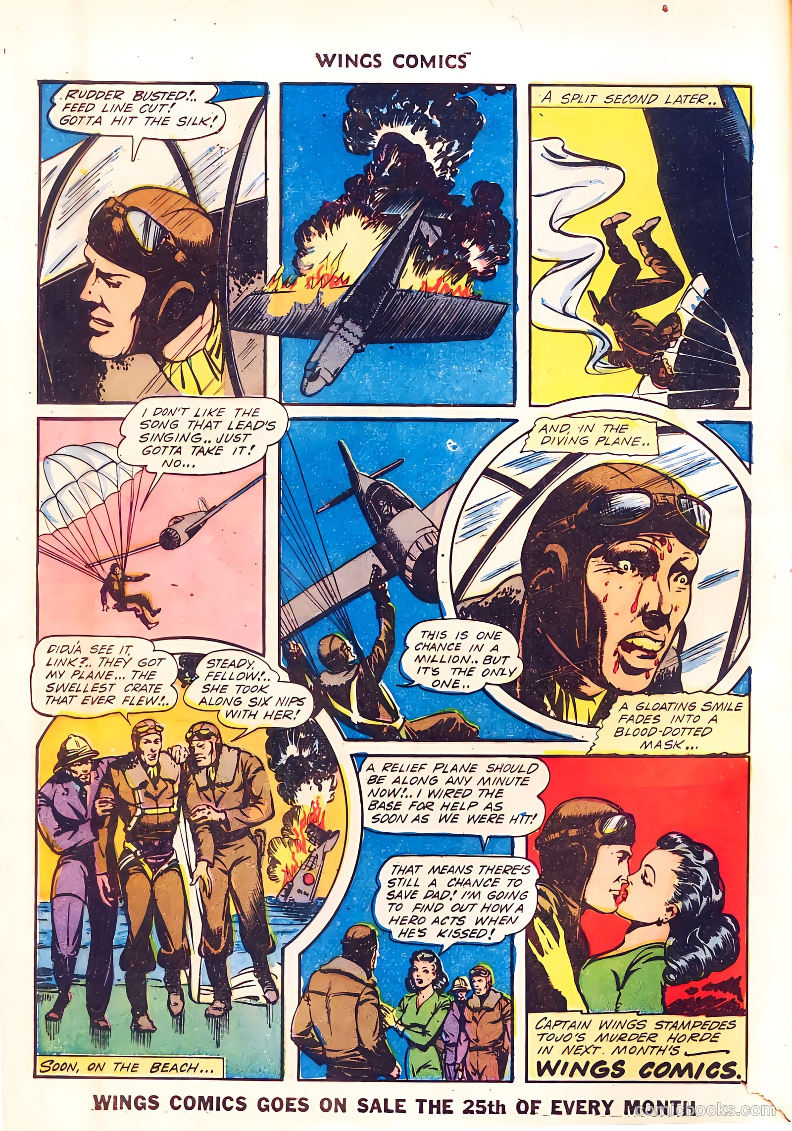Wings Comics #37 (1943) — page 12 of 60