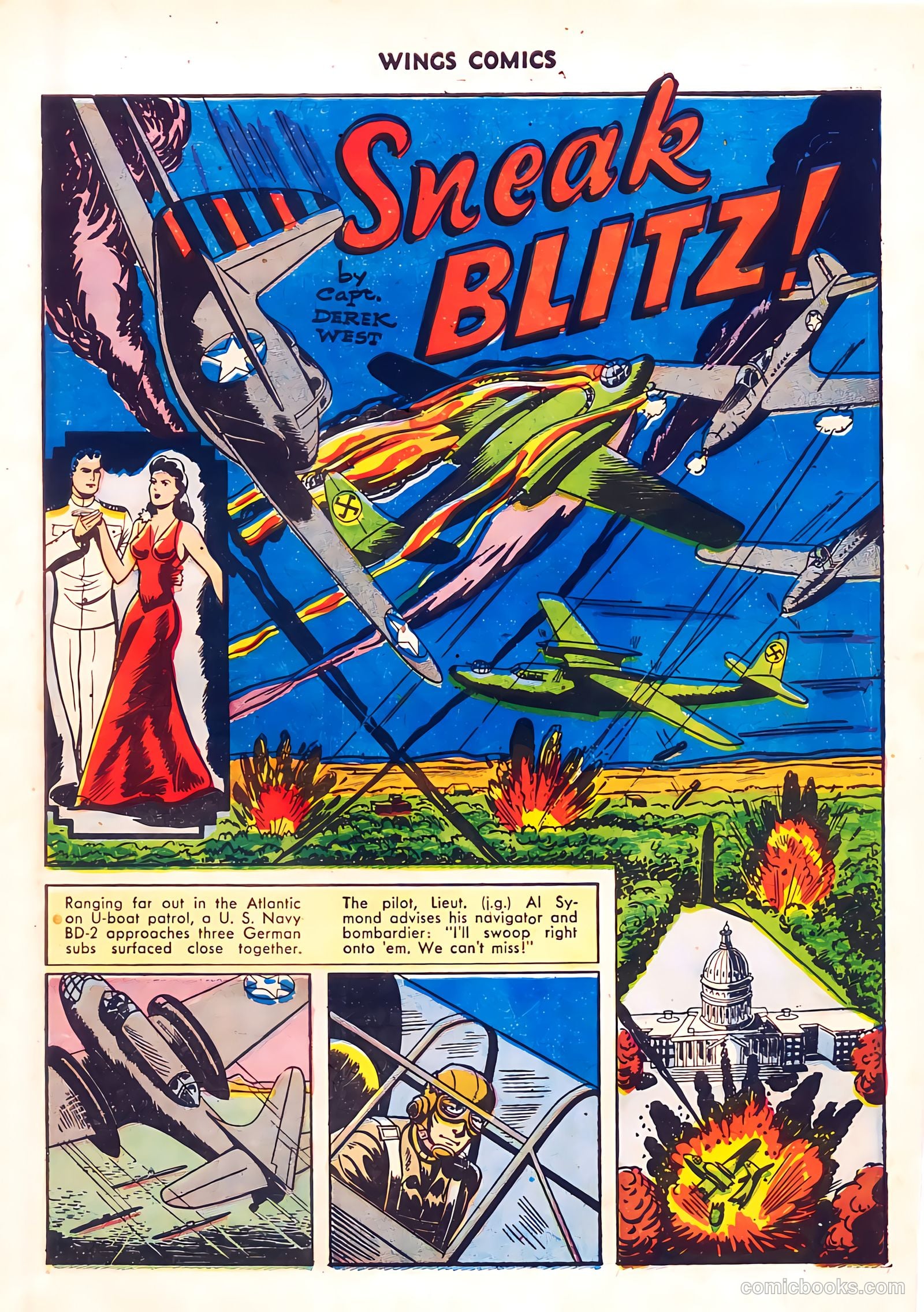 Wings Comics #37 (1943) — page 13 of 60