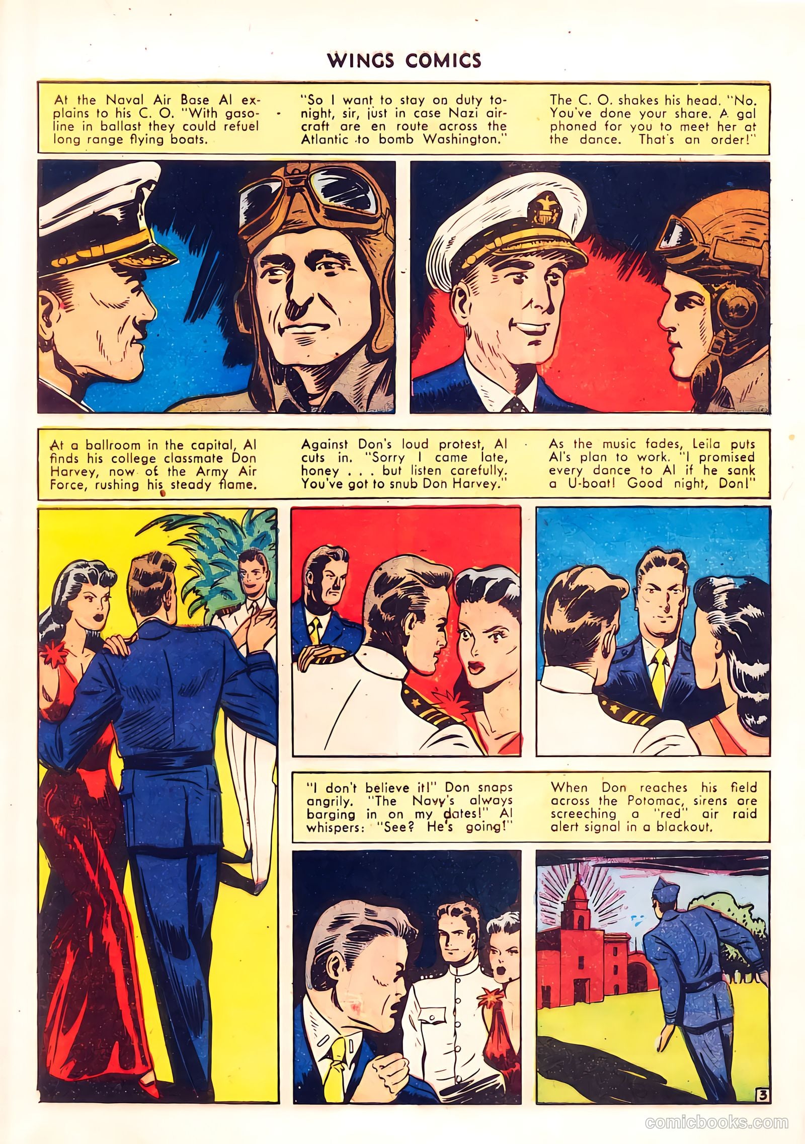 Wings Comics #37 (1943) — page 15 of 60