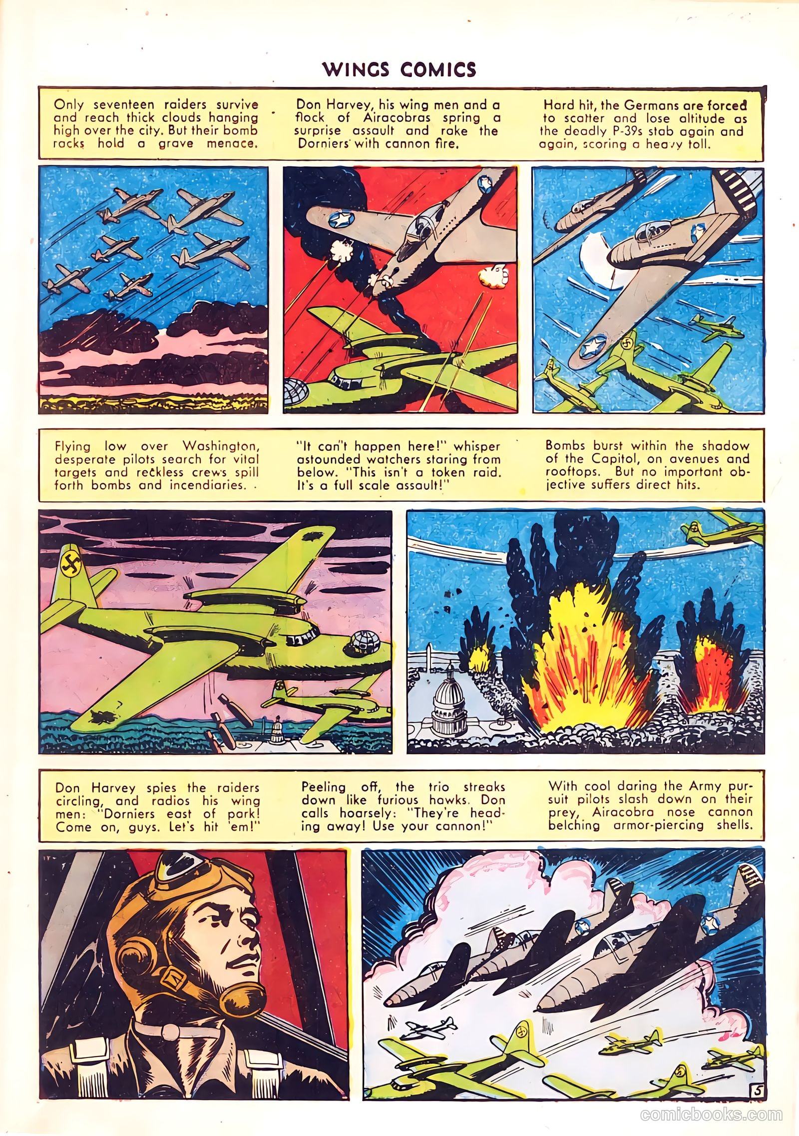 Wings Comics #37 (1943) — page 17 of 60