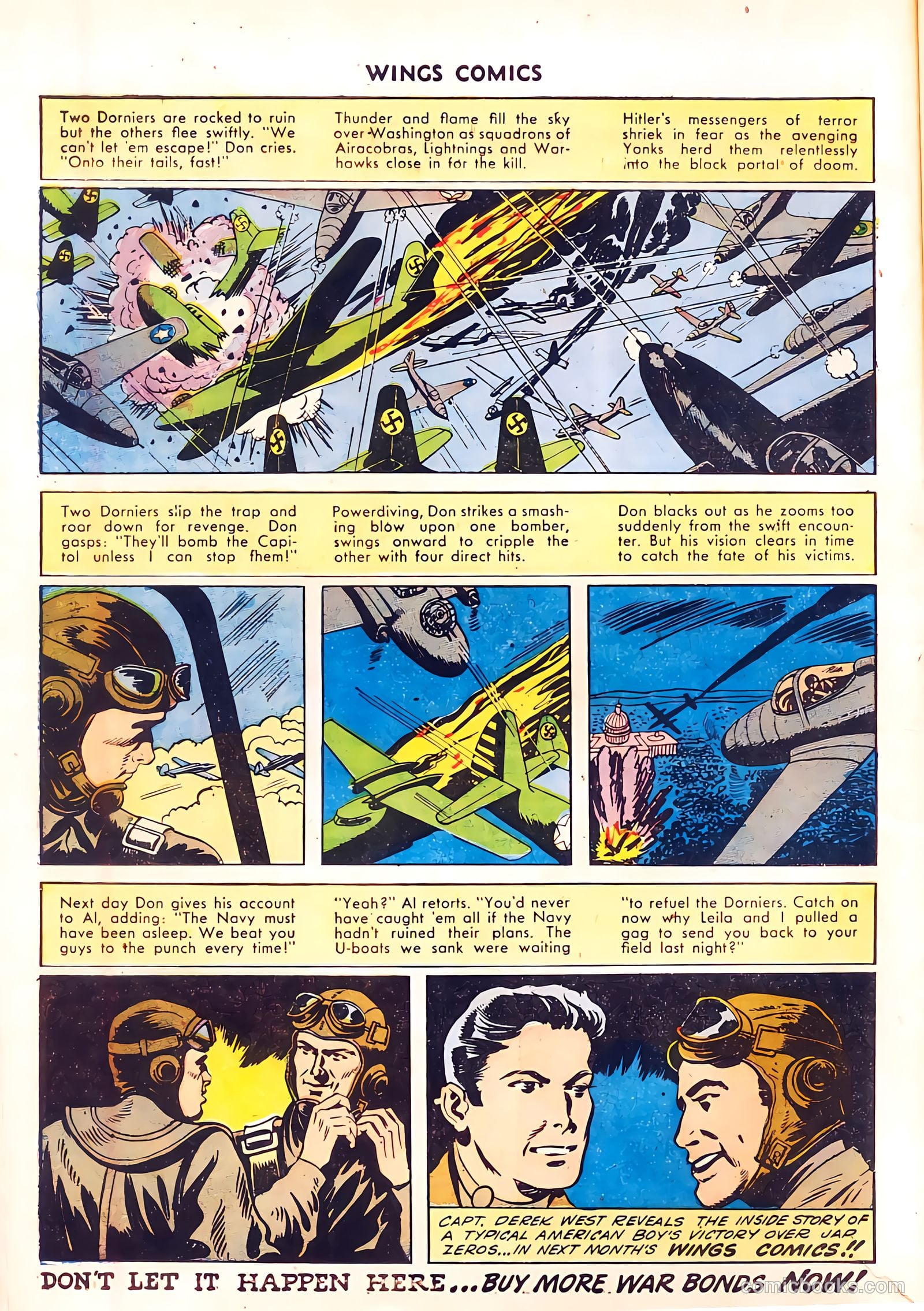 Wings Comics #37 (1943) — page 18 of 60