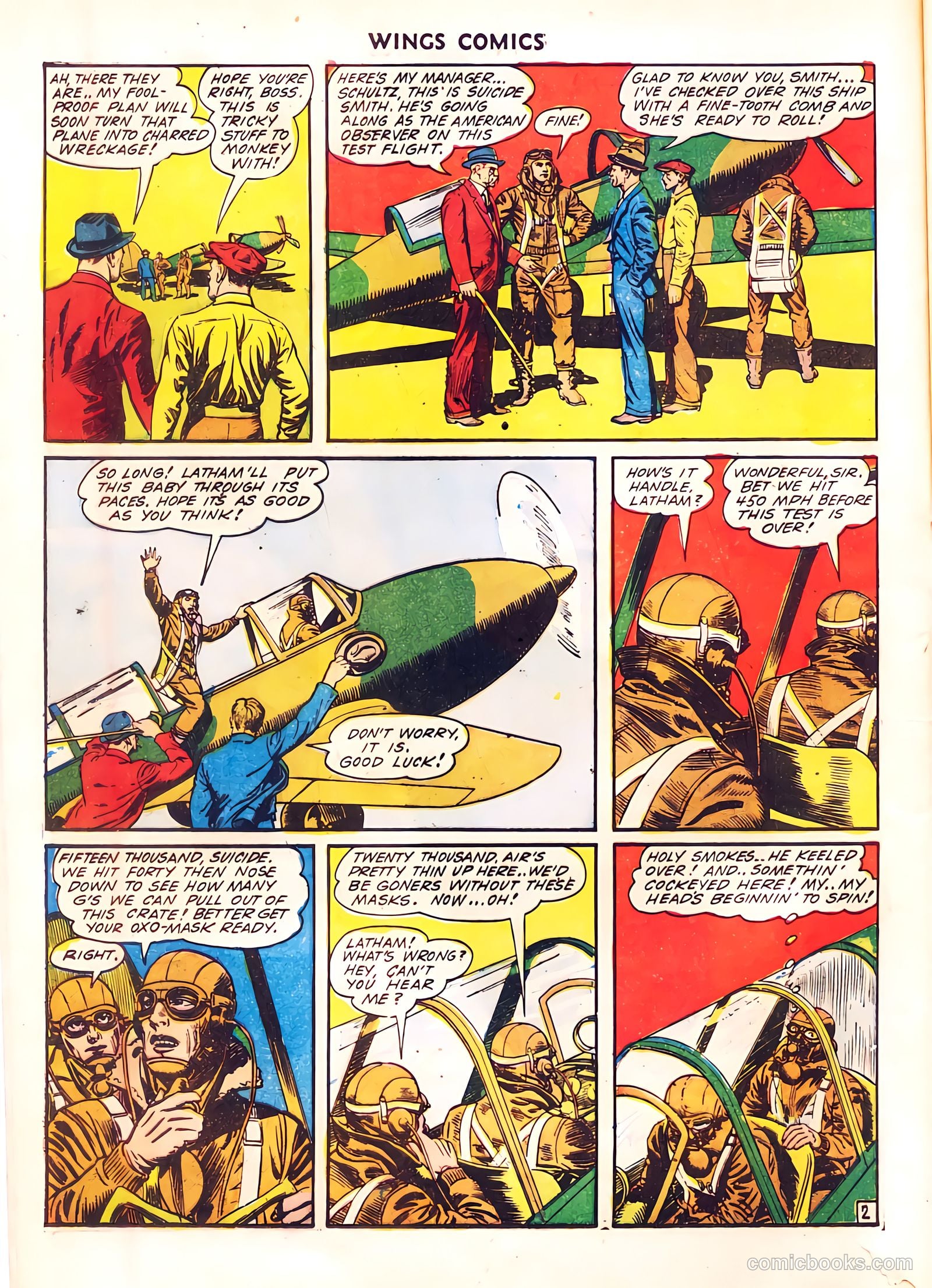 Wings Comics #37 (1943) — page 20 of 60
