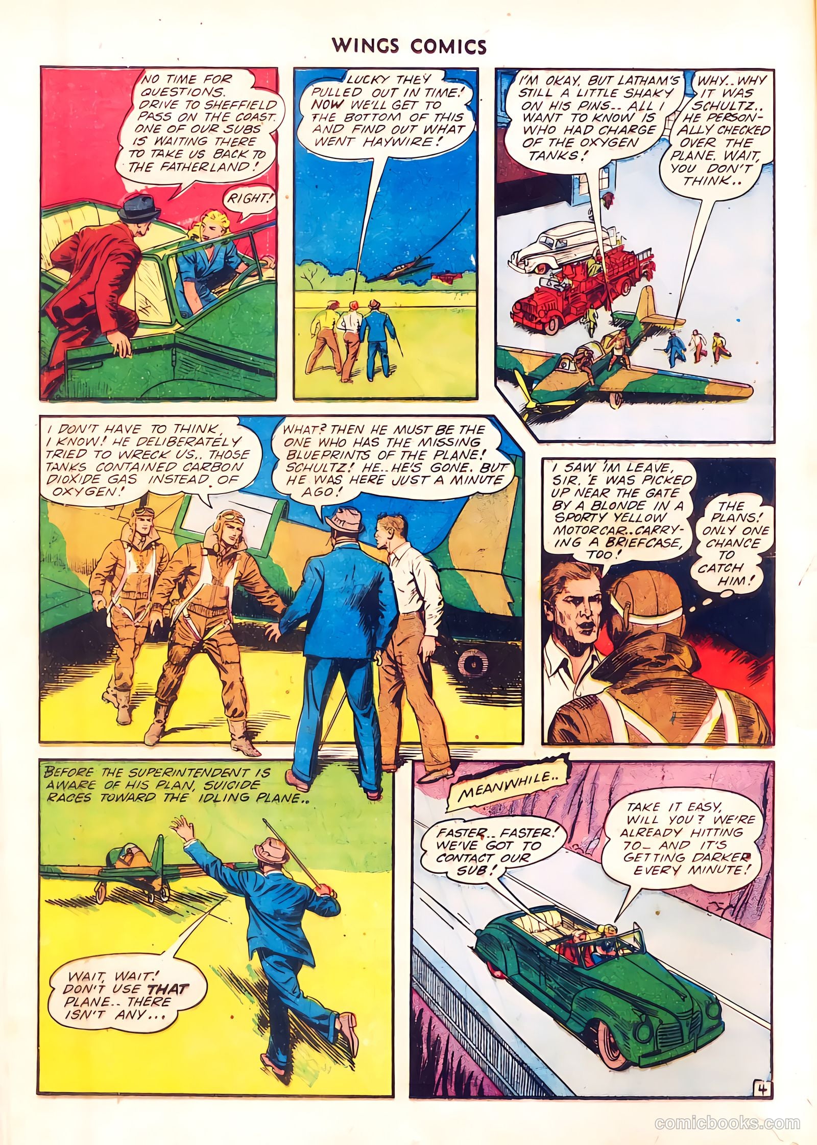 Wings Comics #37 (1943) — page 22 of 60