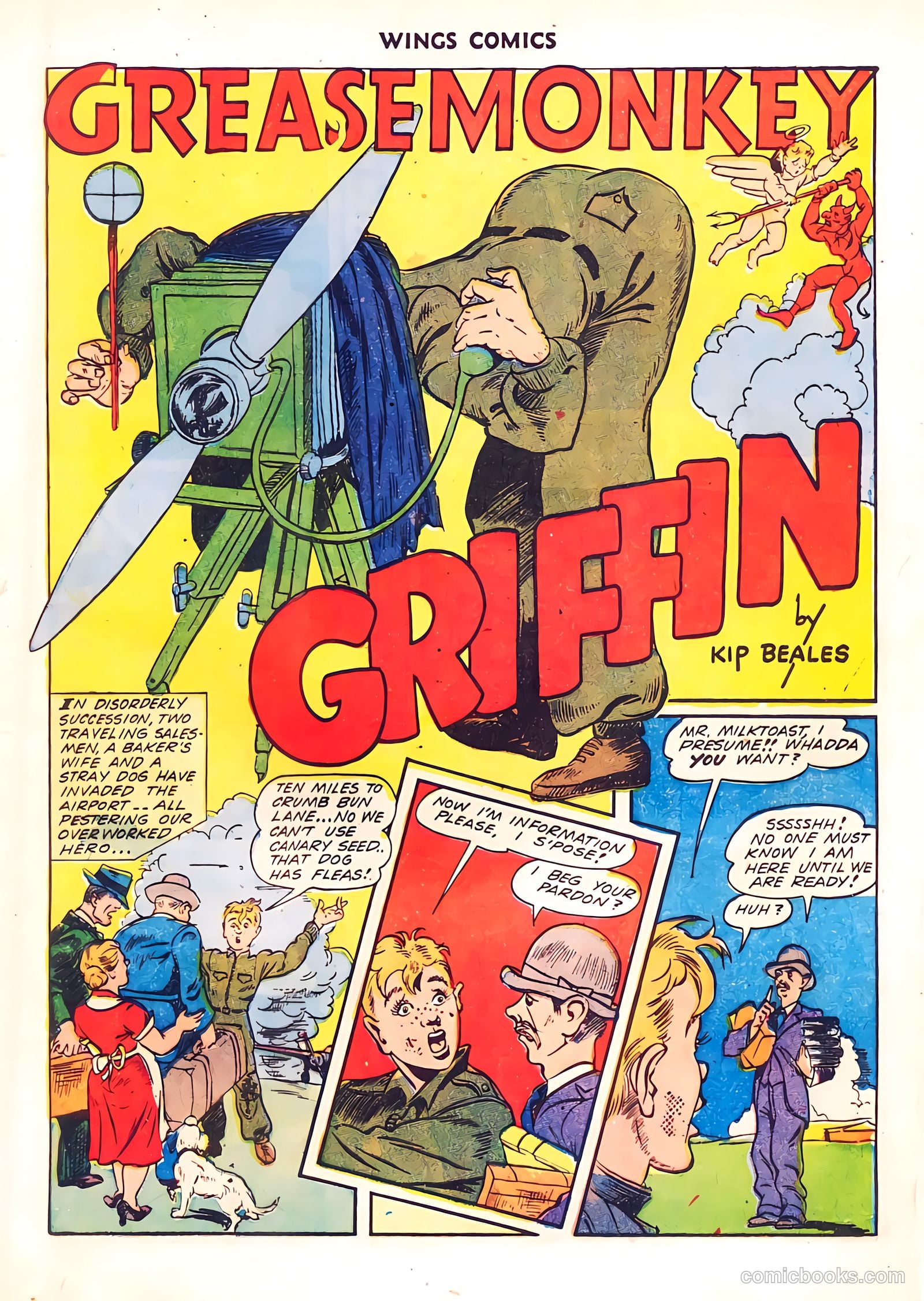 Wings Comics #37 (1943) — page 25 of 60