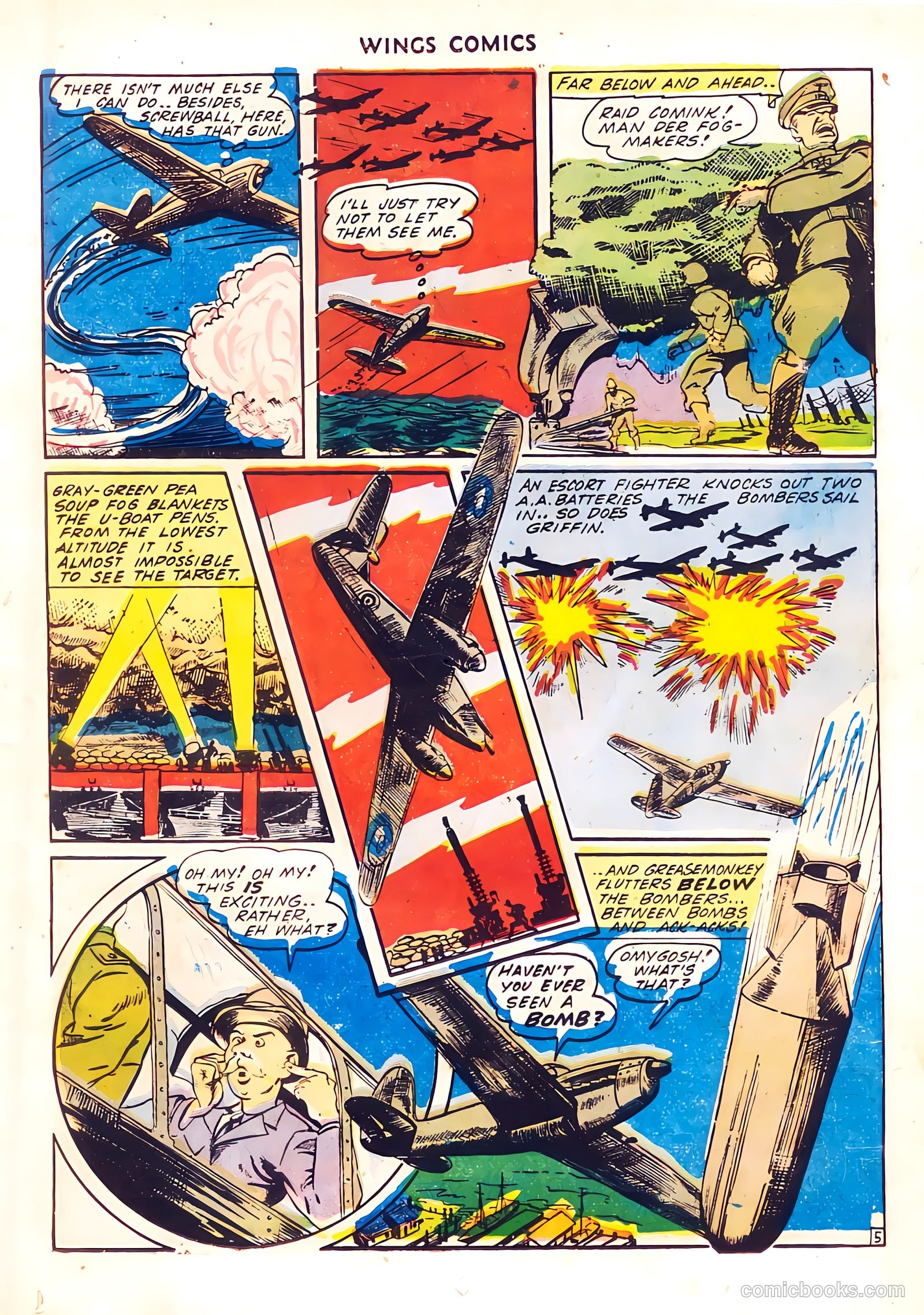 Wings Comics #37 (1943) — page 29 of 60