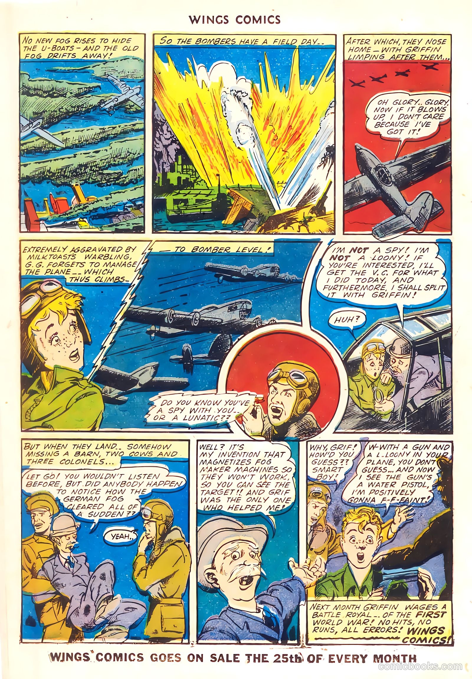 Wings Comics #37 (1943) — page 32 of 60