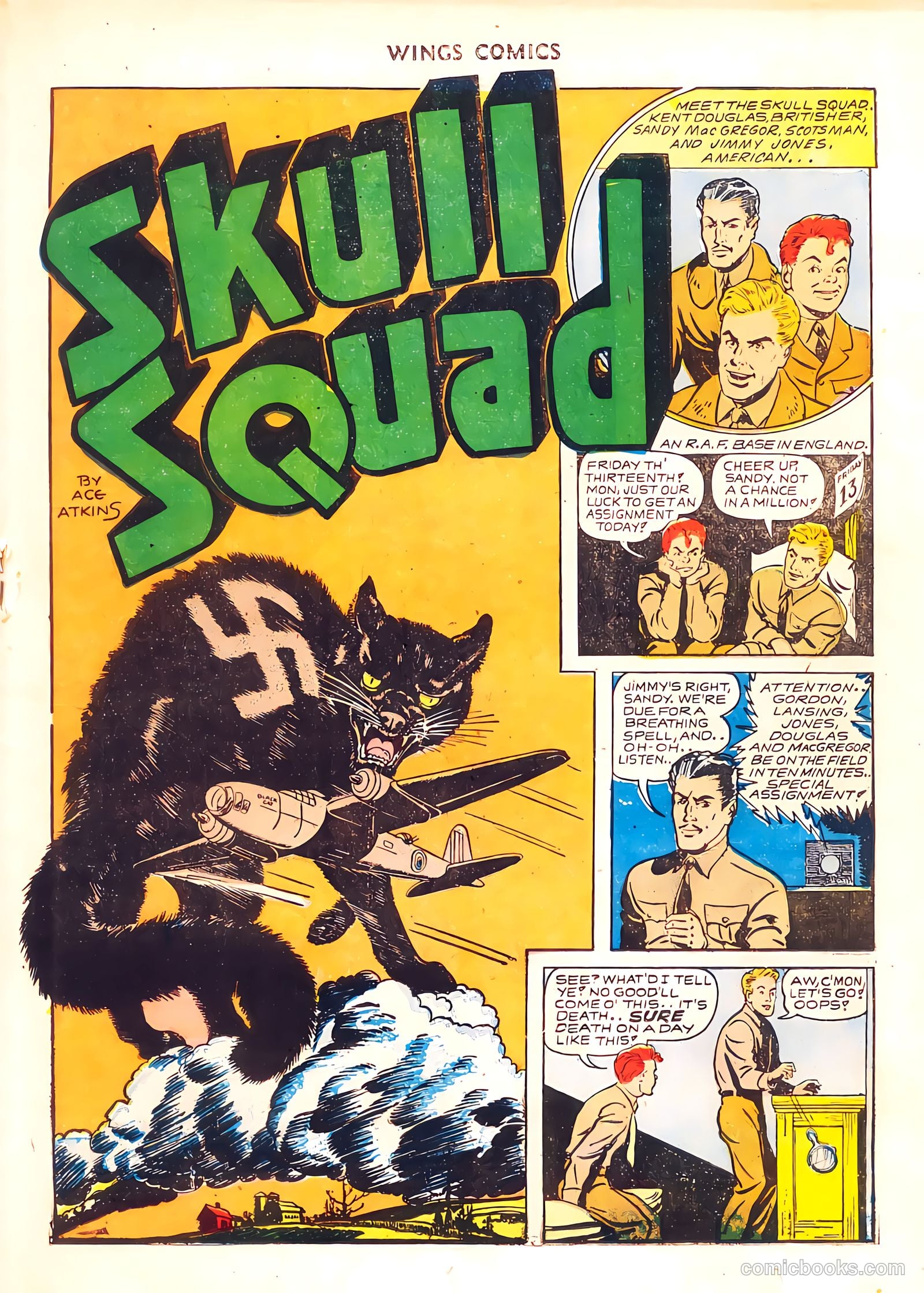Wings Comics #37 (1943) — page 35 of 60