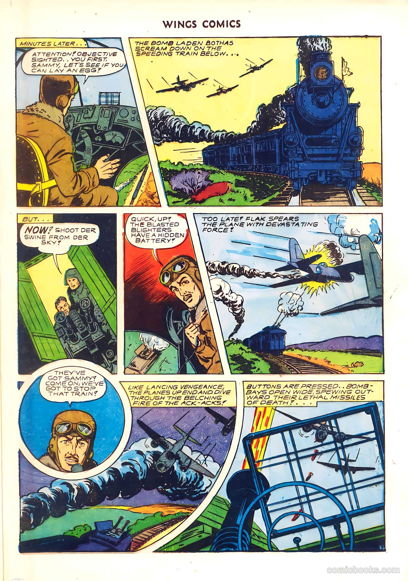Wings Comics #37 (1943) — page 37 of 60