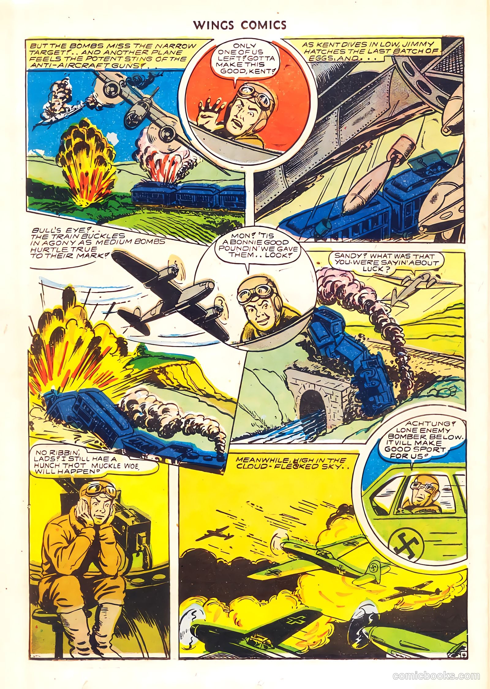Wings Comics #37 (1943) — page 38 of 60