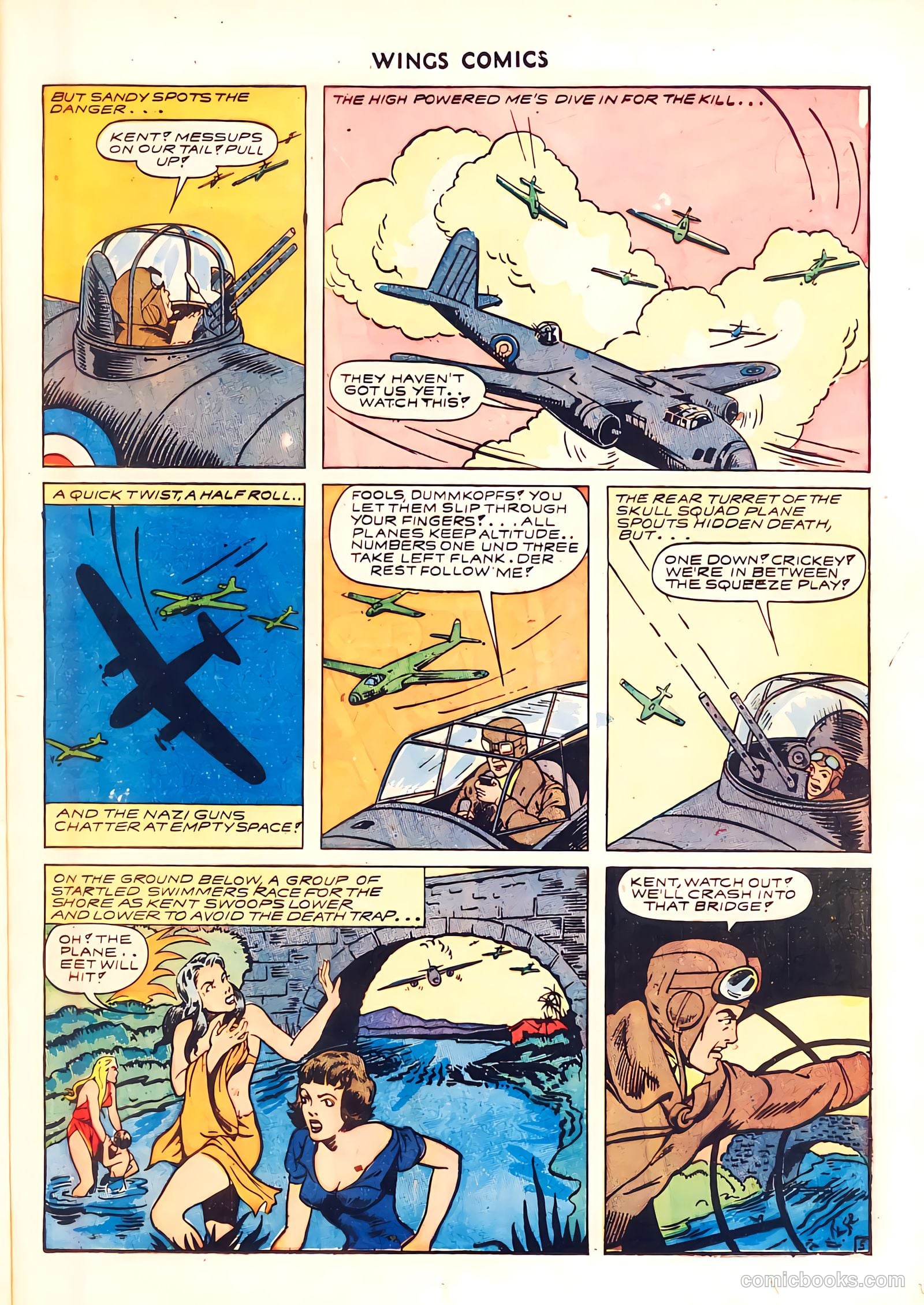 Wings Comics #37 (1943) — page 39 of 60