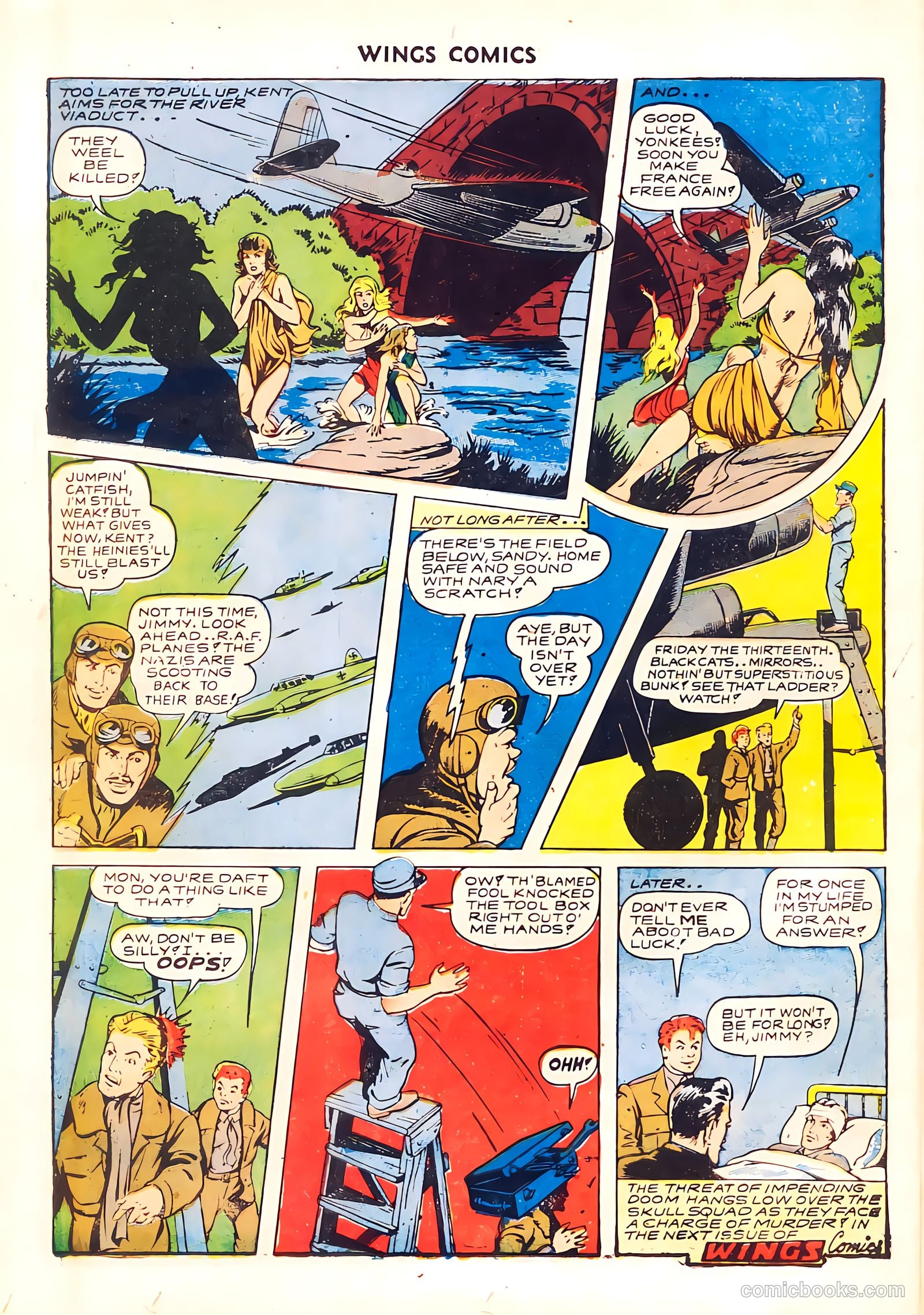 Wings Comics #37 (1943) — page 40 of 60