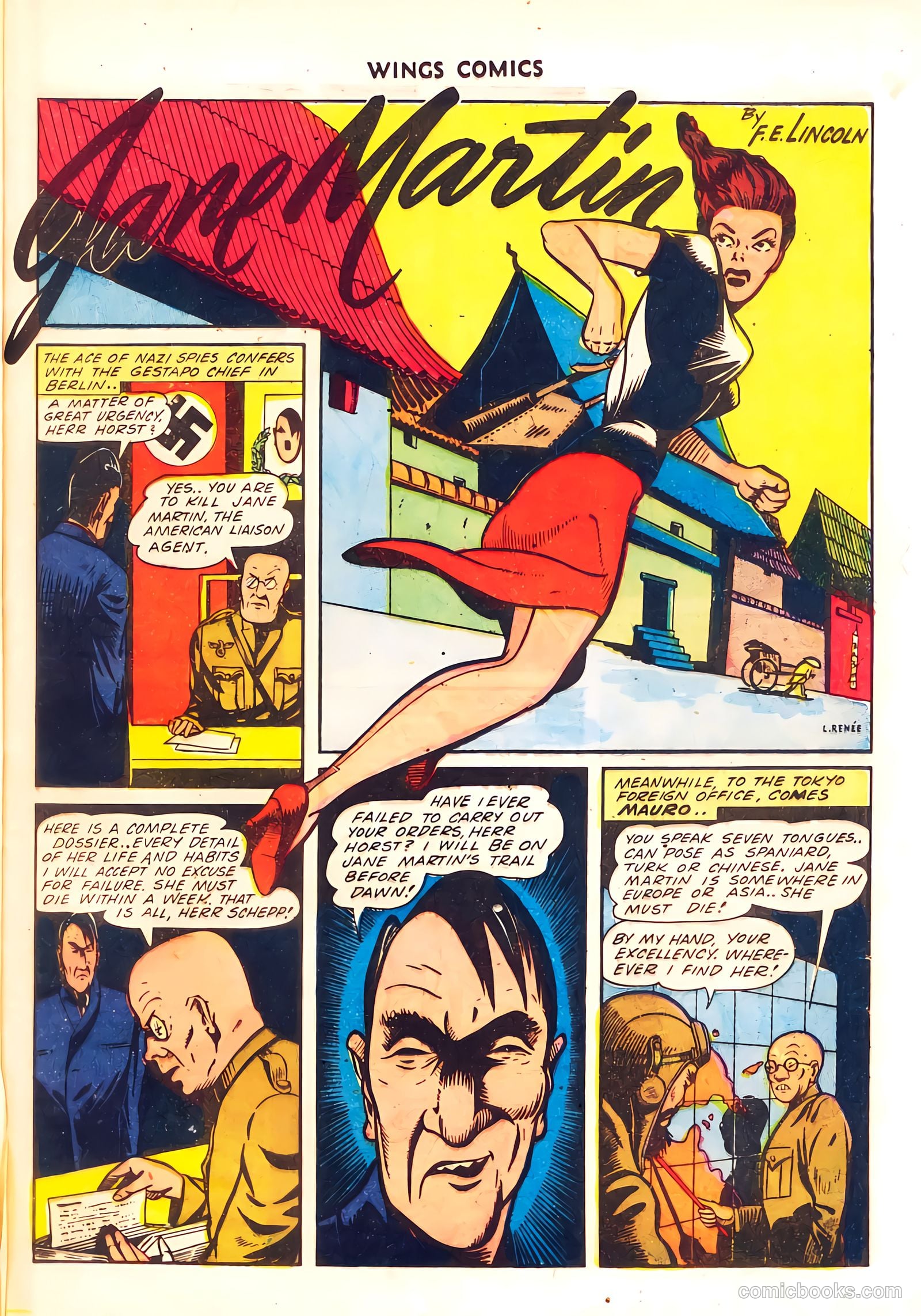Wings Comics #37 (1943) — page 43 of 60