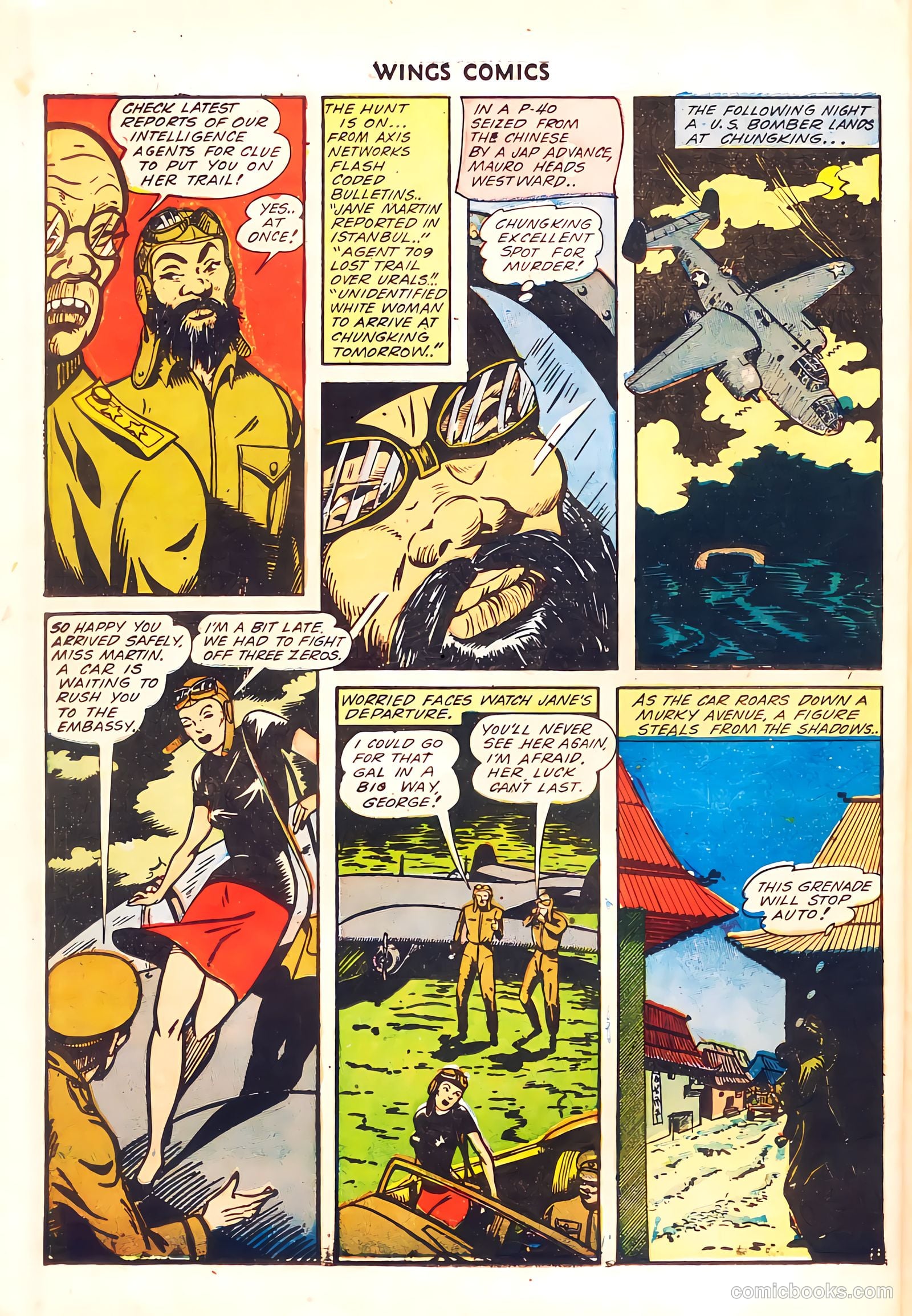 Wings Comics #37 (1943) — page 44 of 60