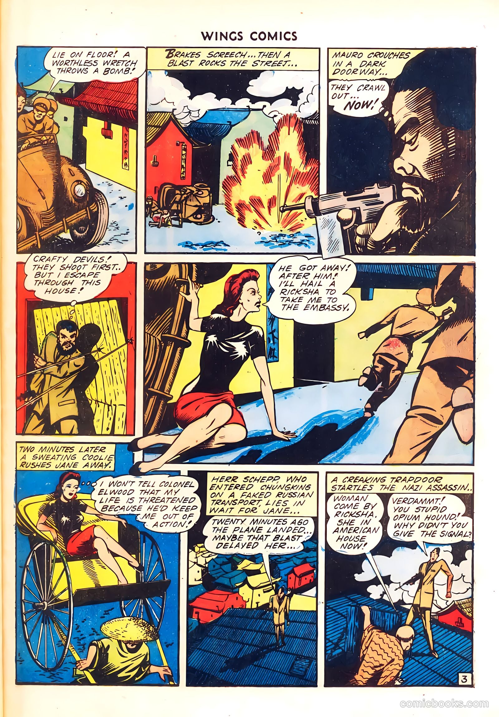 Wings Comics #37 (1943) — page 45 of 60