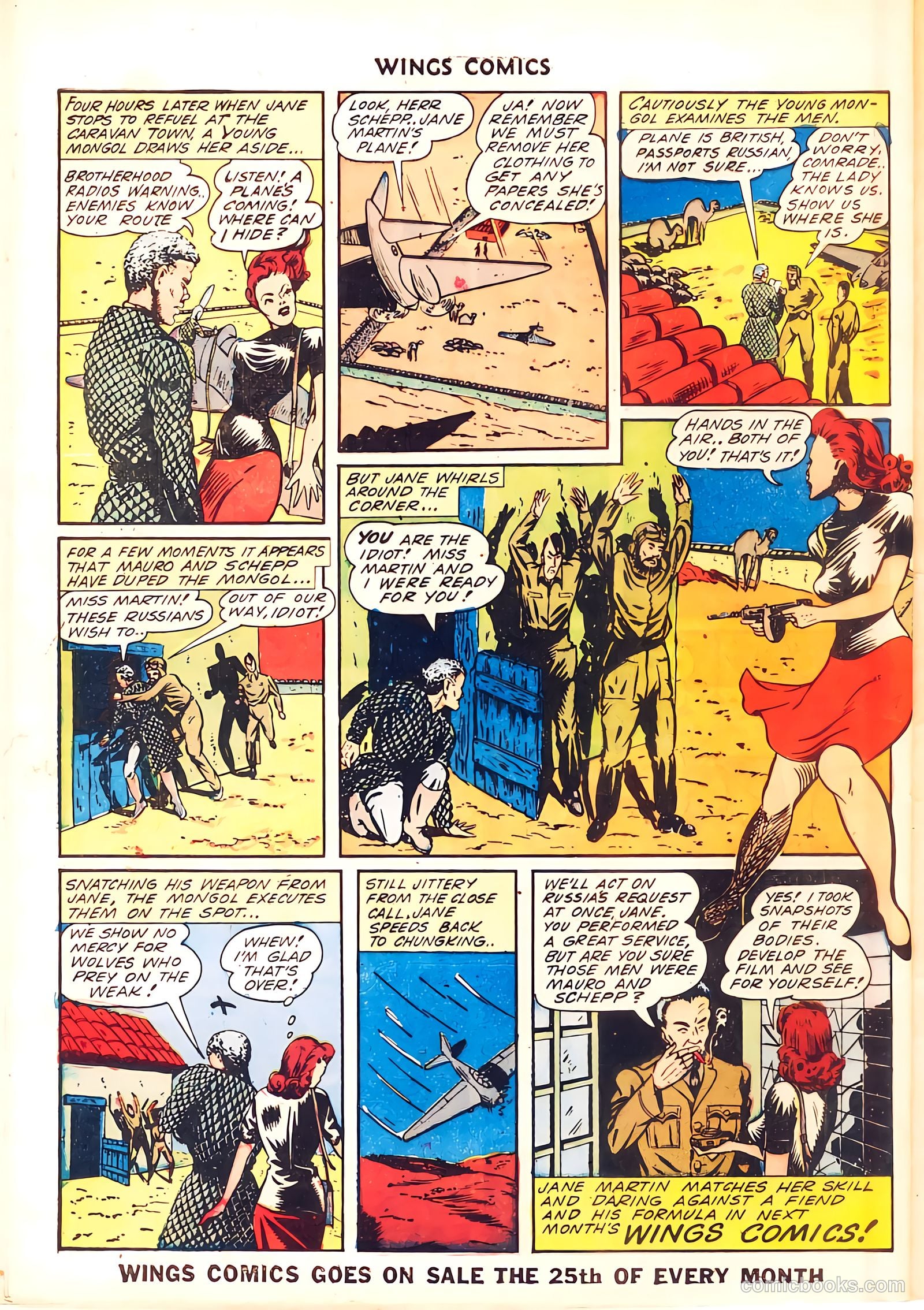 Wings Comics #37 (1943) — page 48 of 60
