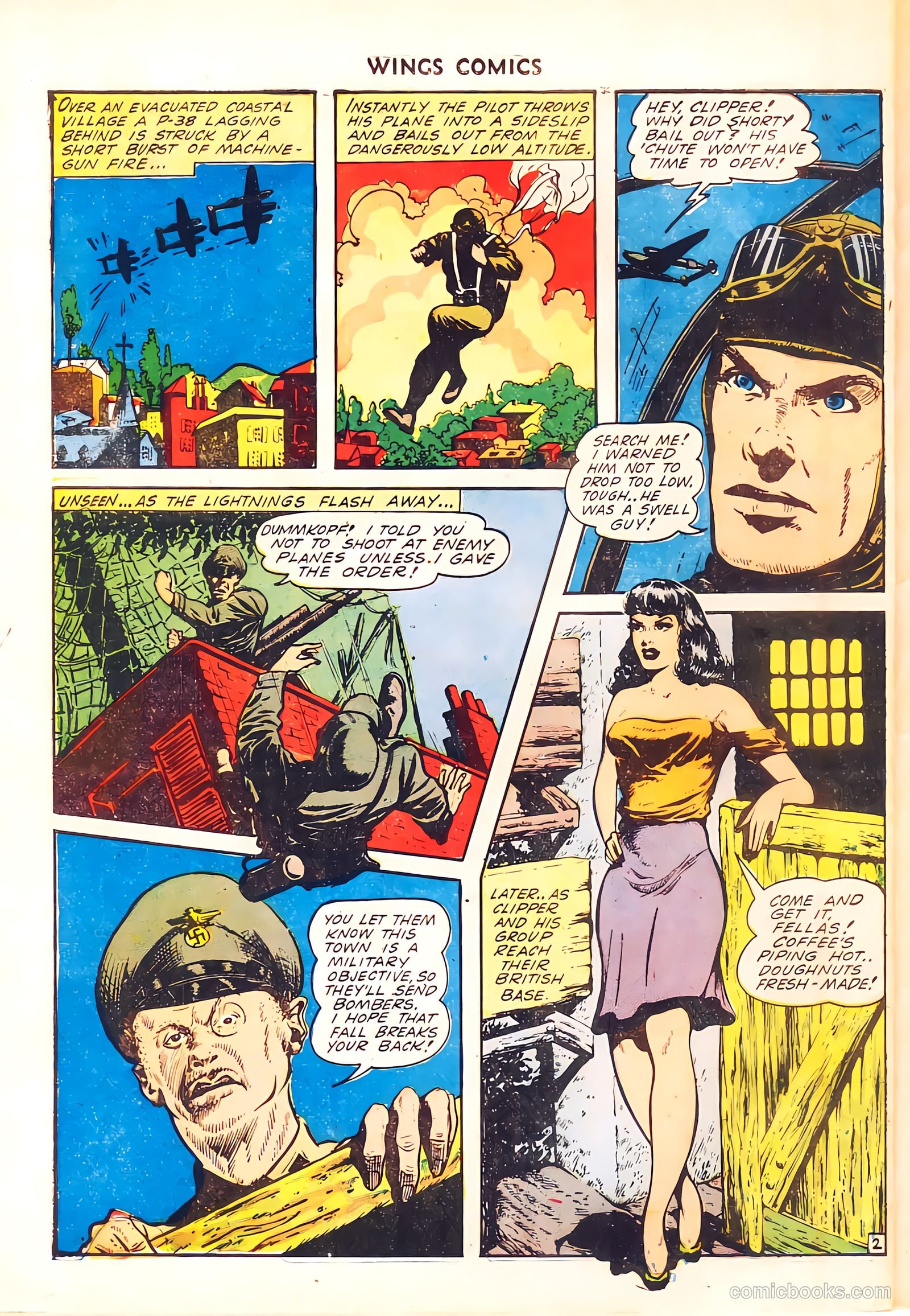 Wings Comics #37 (1943) — page 52 of 60