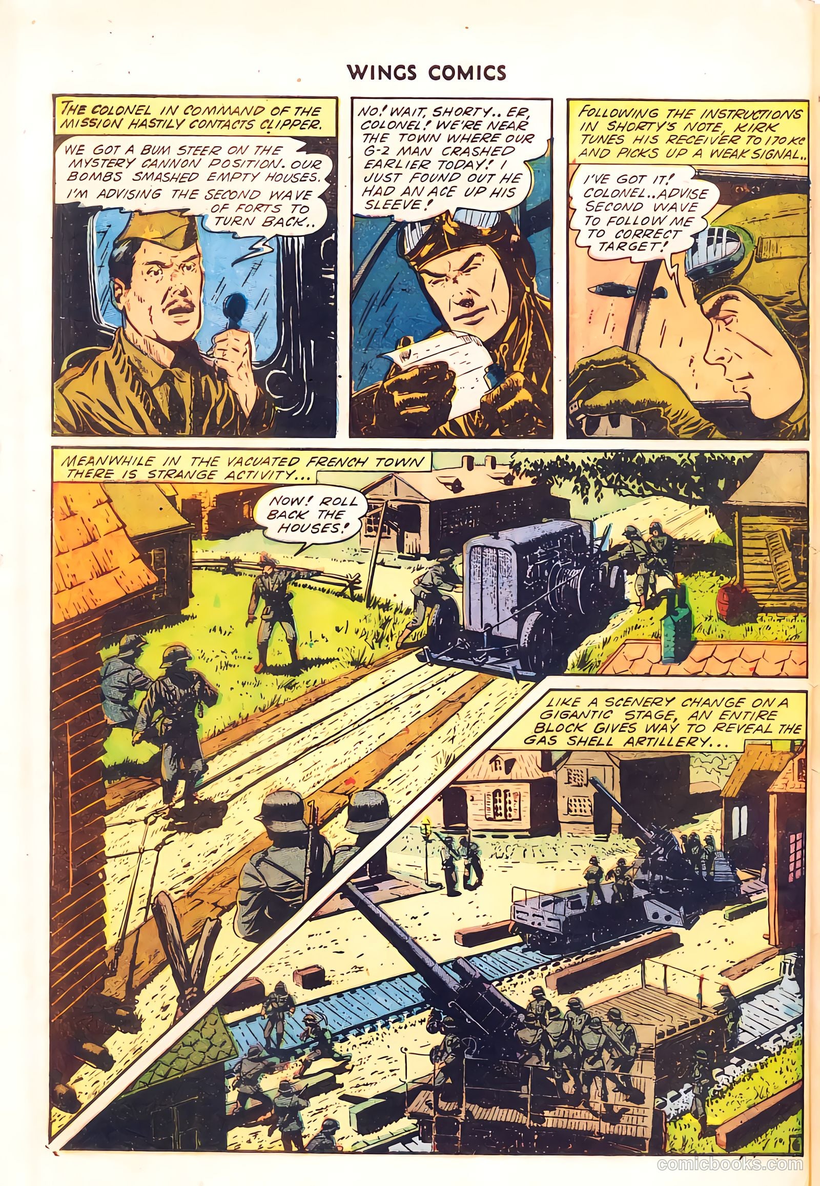 Wings Comics #37 (1943) — page 56 of 60